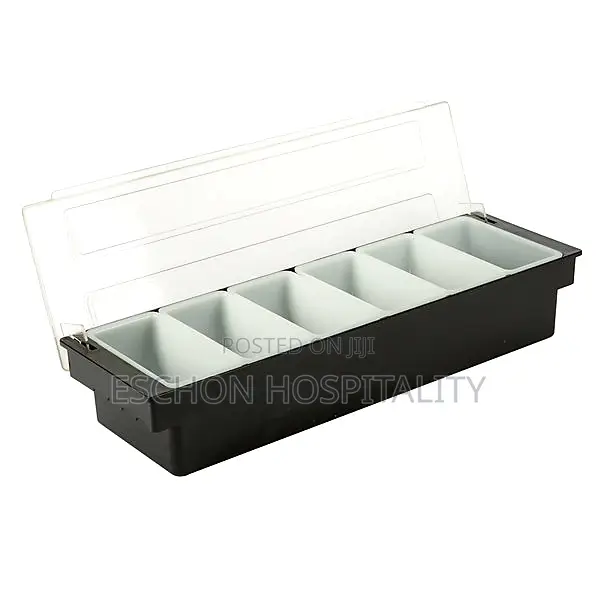 Ice Cooled Bar Condiments Holder/Set