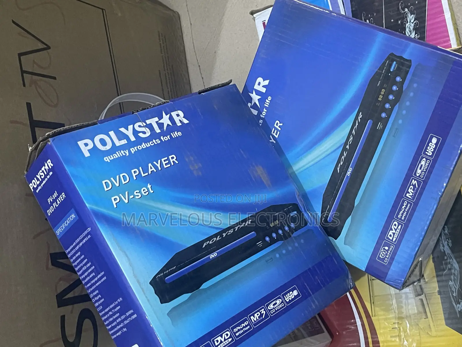 Brand New Polystar DVD Player With 2years Warranty With HDMI