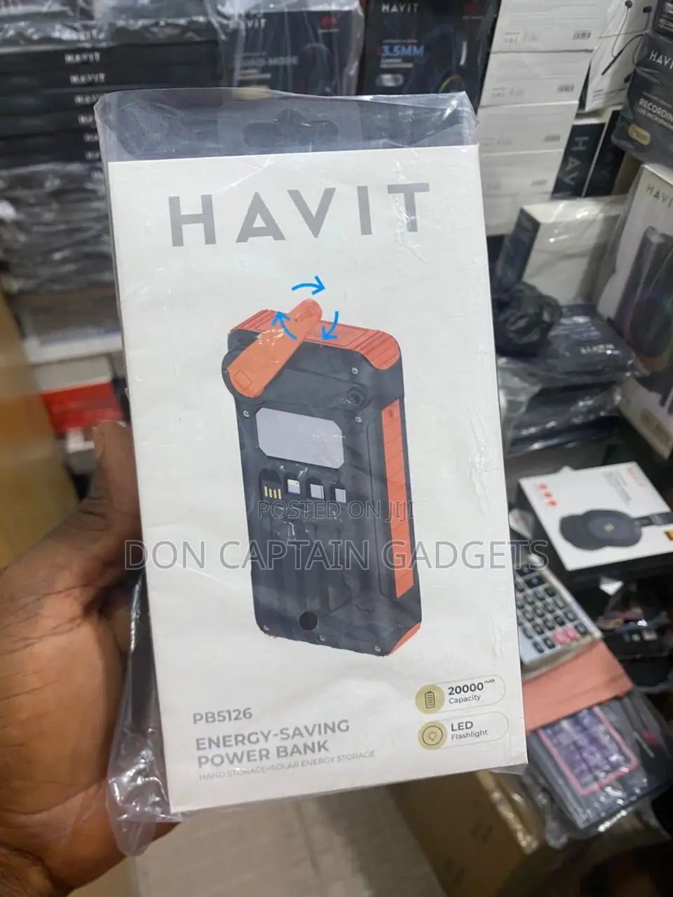Havit Solar Power Bank 20000mah PB5126 Energy Savings