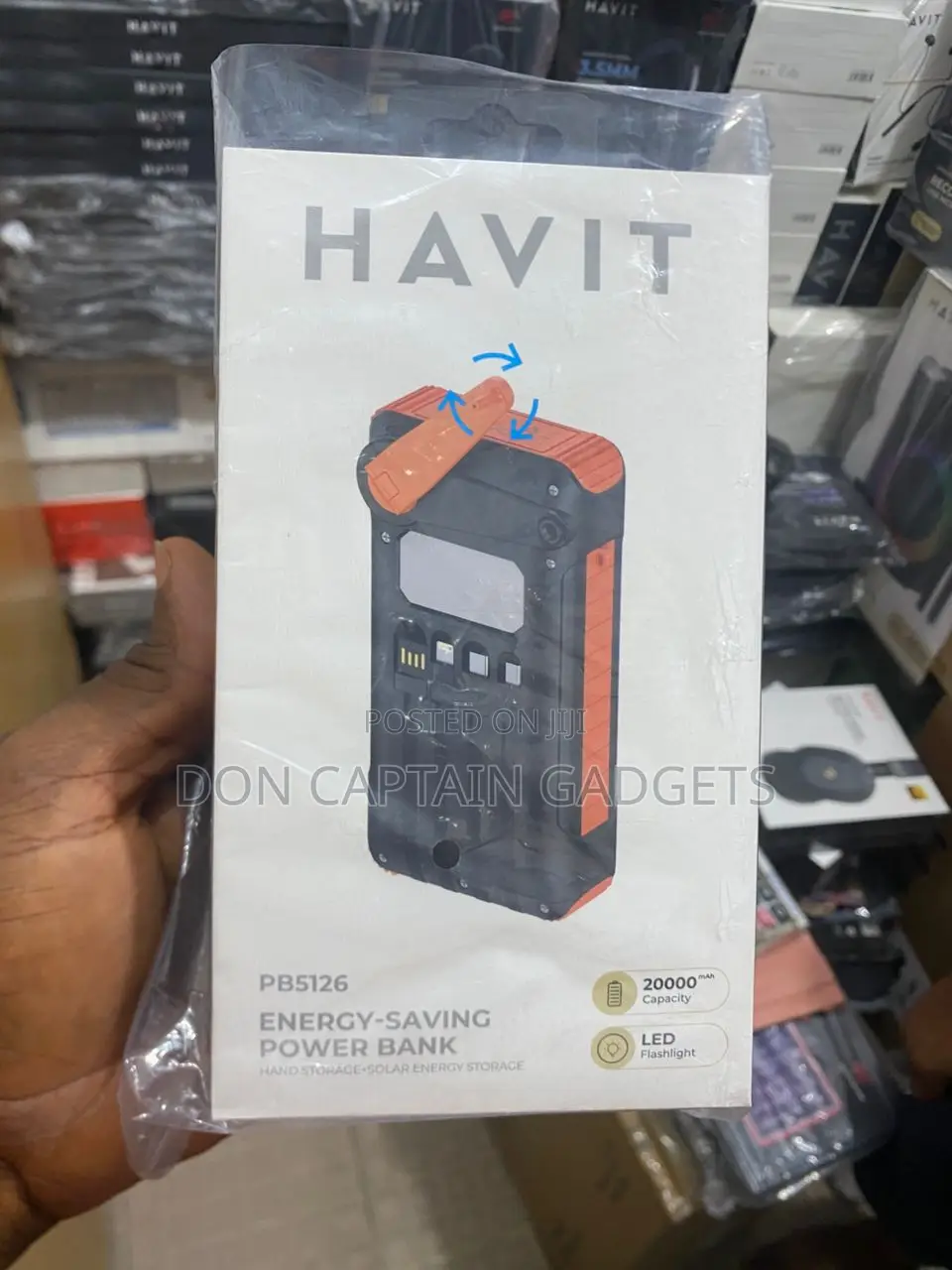 Havit Solar Power Bank 20000mah PB5126 Energy Savings