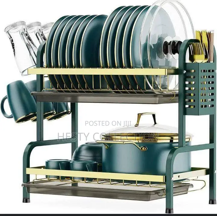 Luxury 2 or 3 Layer Tier Dish Drainer Plate Rack