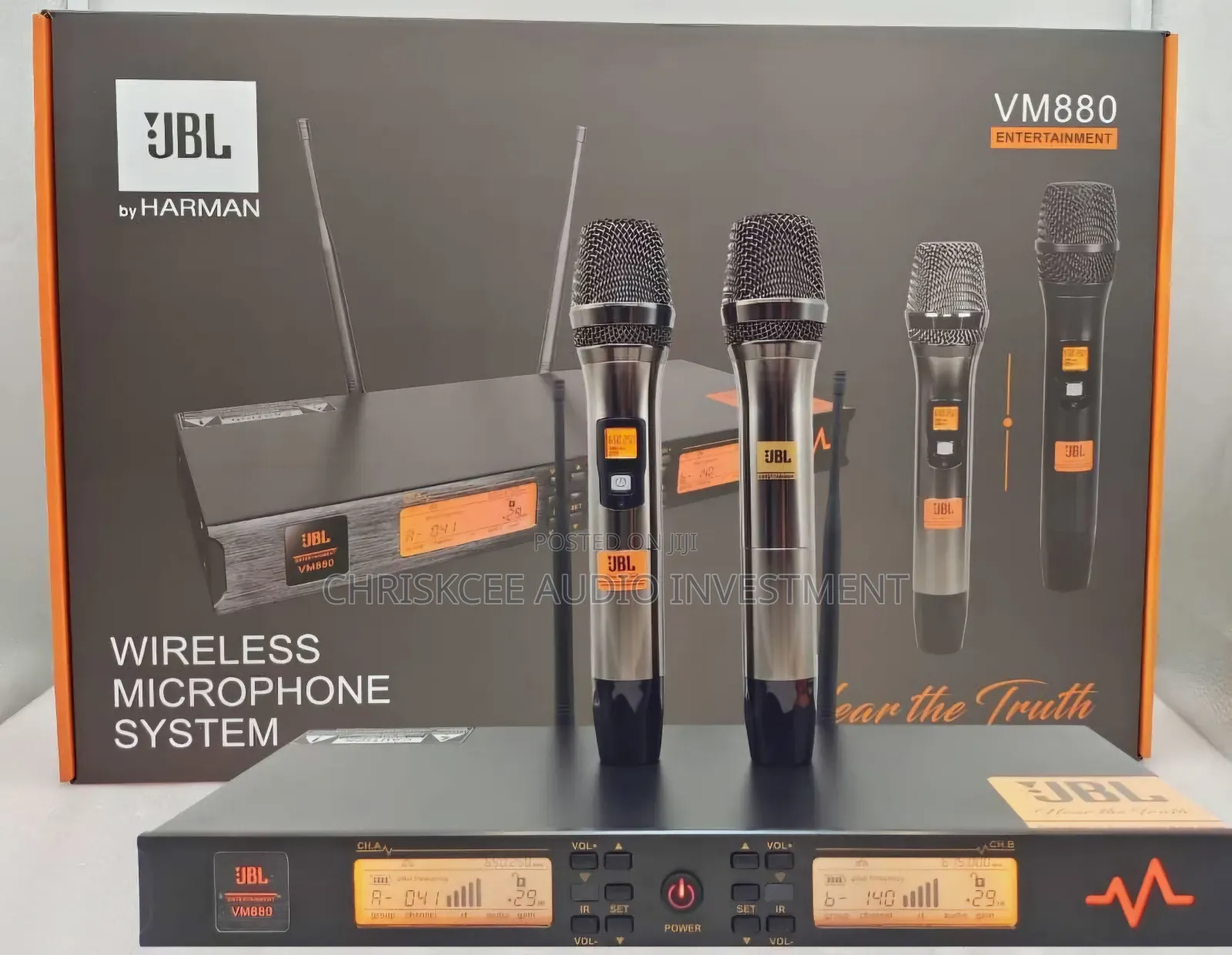 JBL VM880 Pro Wireless Microphone System