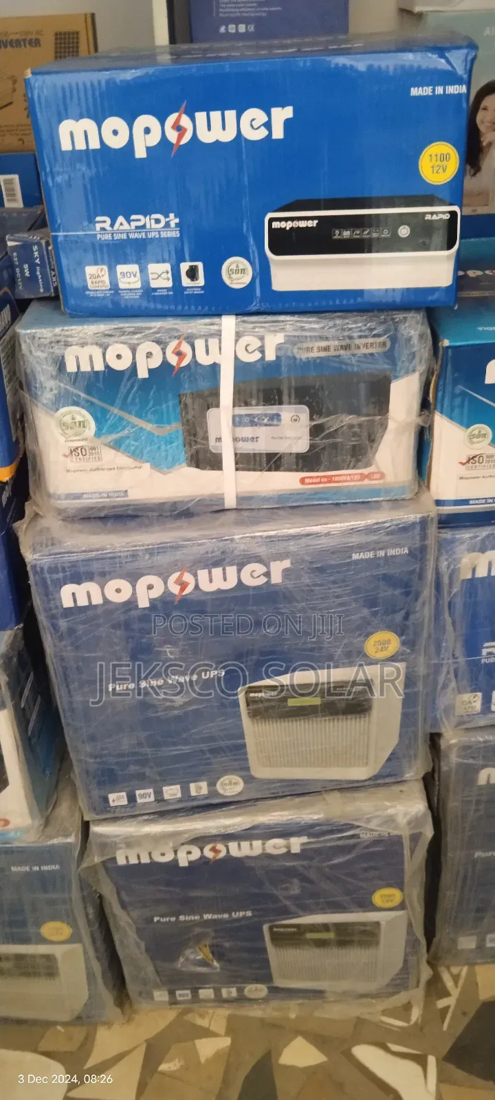 Mopower Inverter, 1.1kva 24v