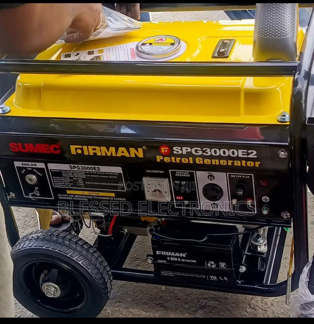 Sumec Firman 4.5kva Petrol and Gas 100% Copper Wire