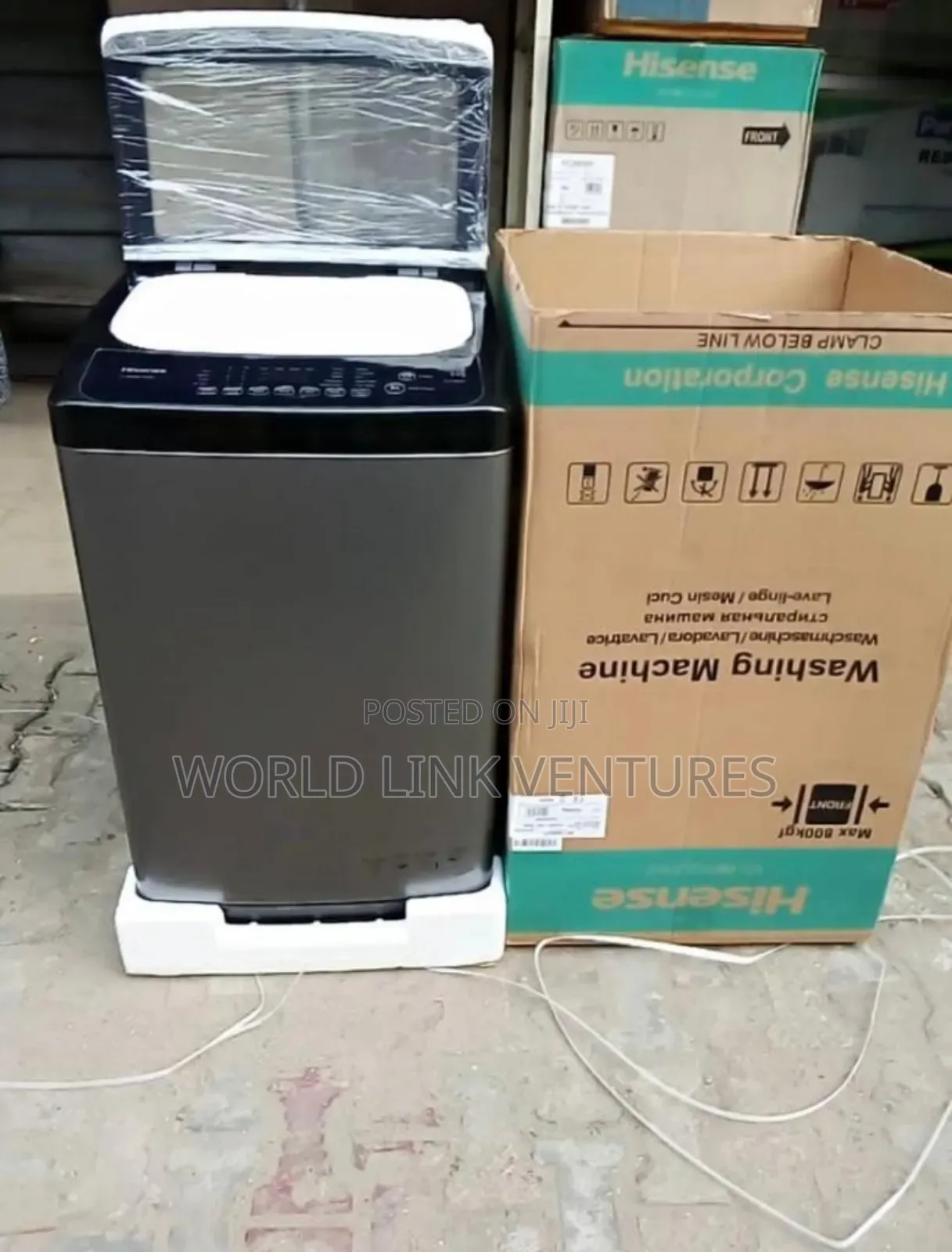 Hisense Top Loader 14 Kg With Stronger Motor, With Warranty