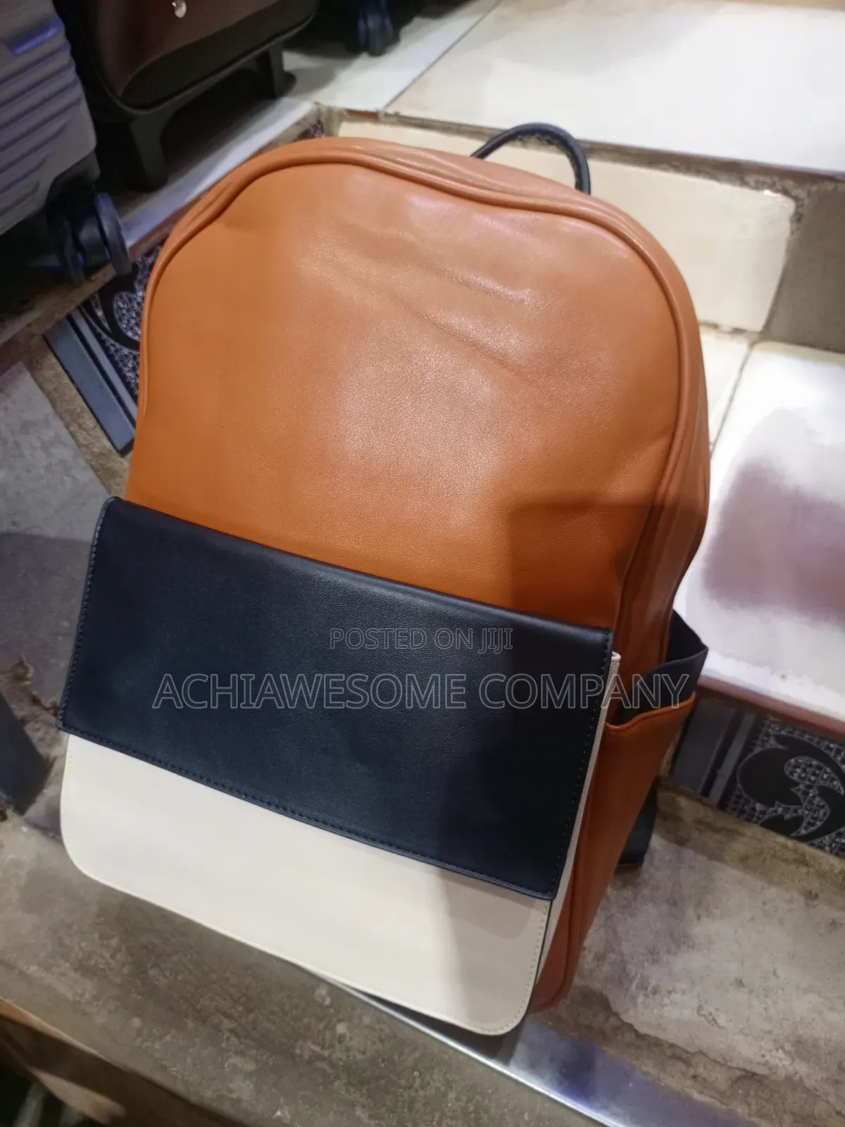 Genuine Leather Backpack