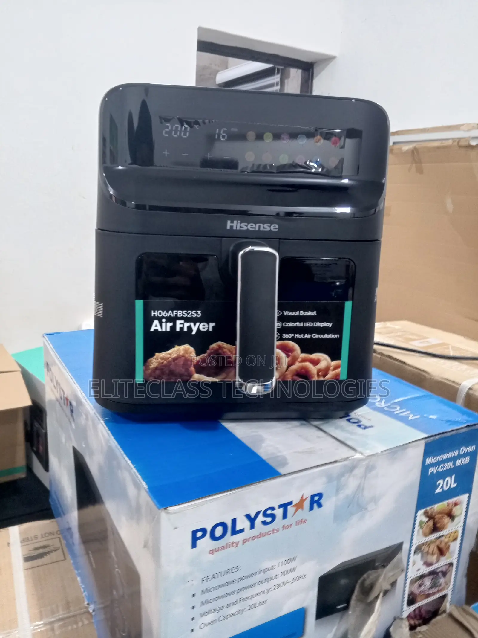 Crispy Perfection Hisense H06AFBS2S3 6.7L Air Fryer