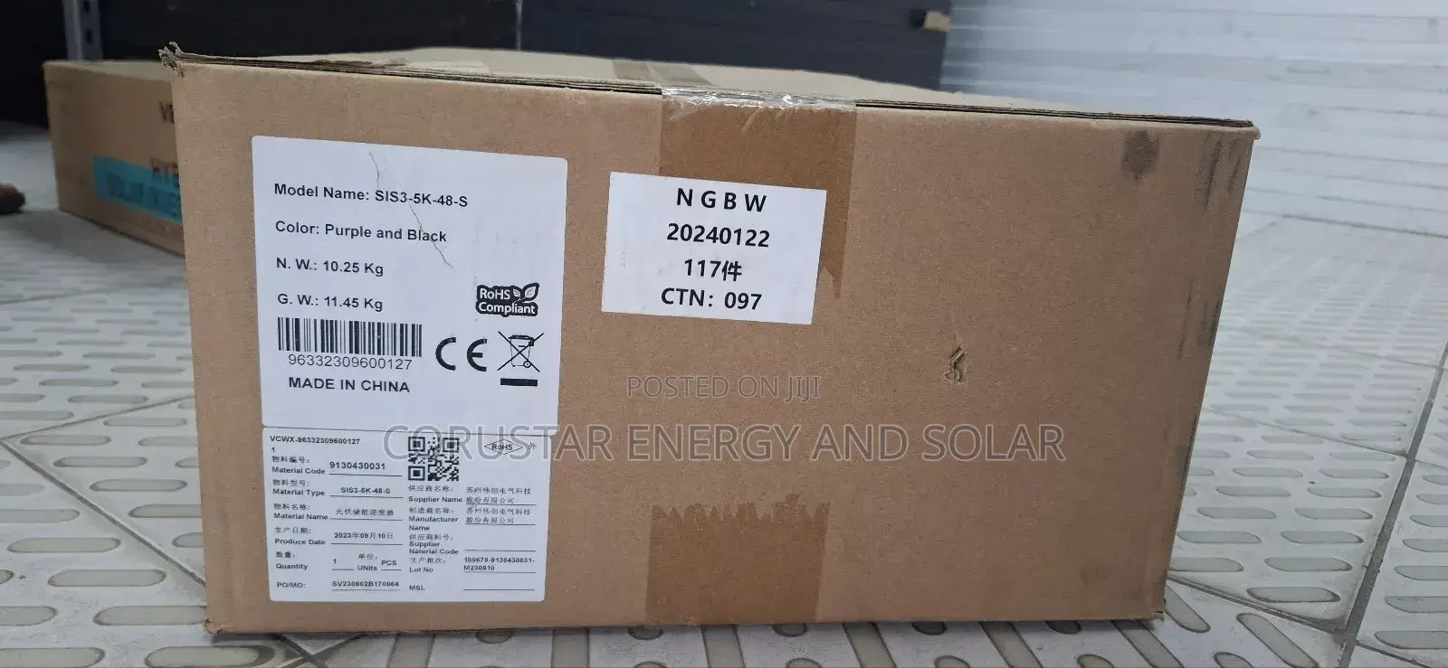 Veichi 5.0kva Hybrid Solar Inverter