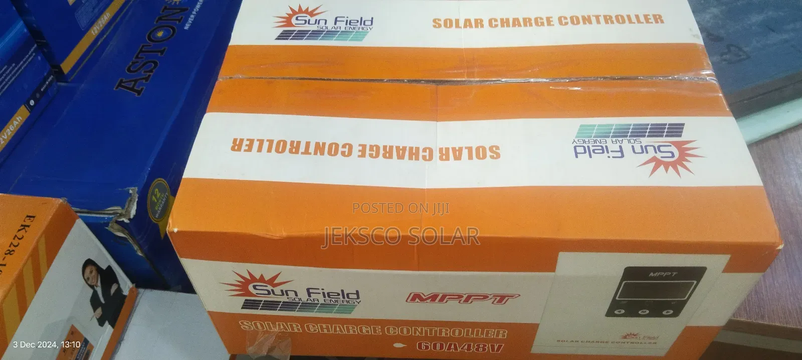 Sun Field Charge Controller MPPT, 60ah