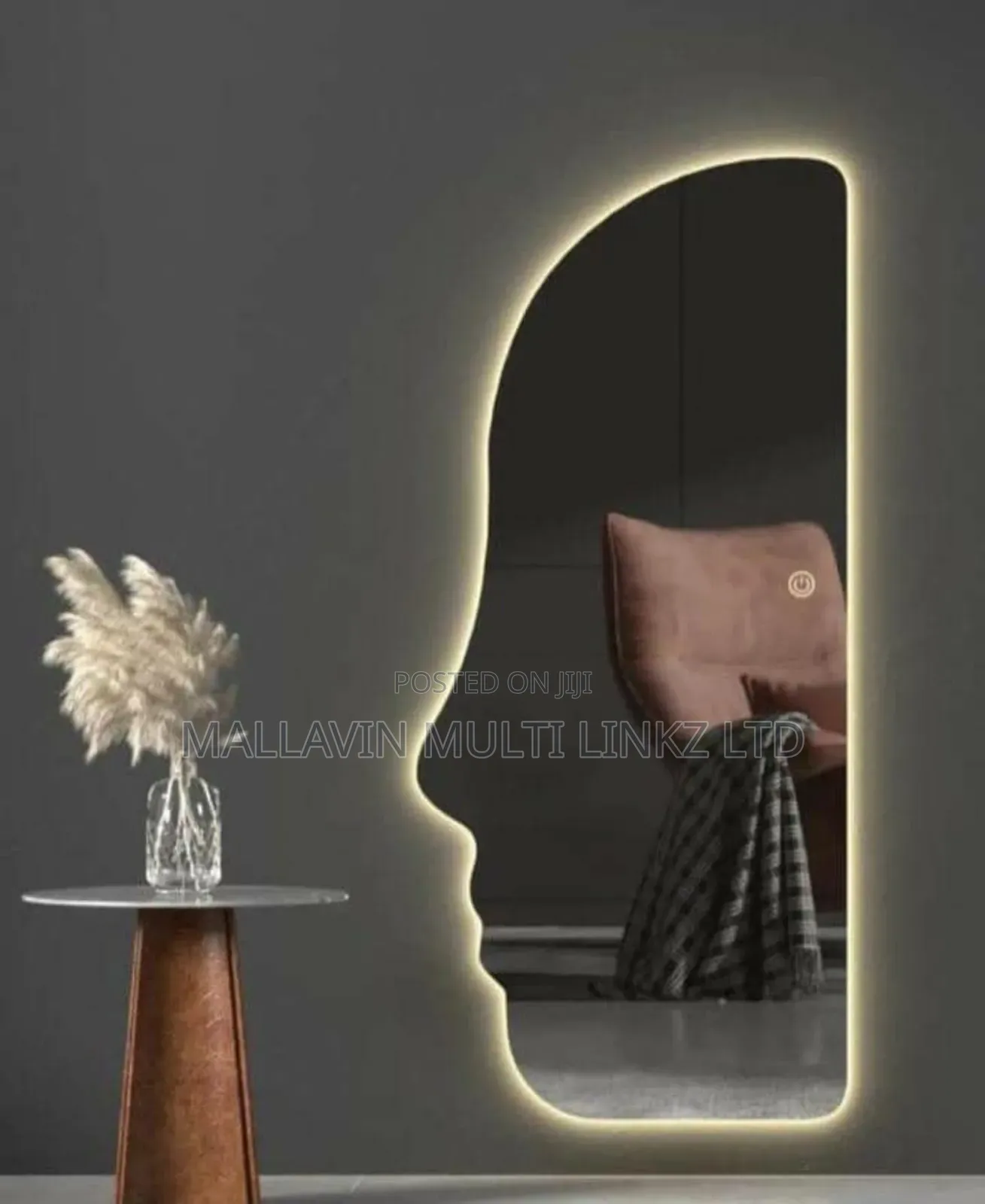 Modern Human Face Design Led Mirrors