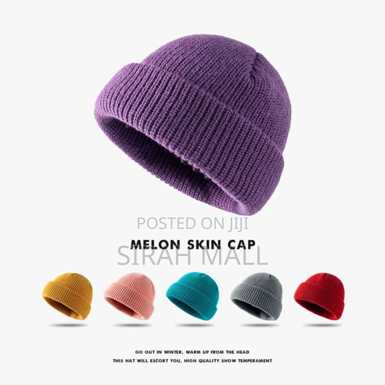 Unisex Foldable Head Warmer Beanie Hat