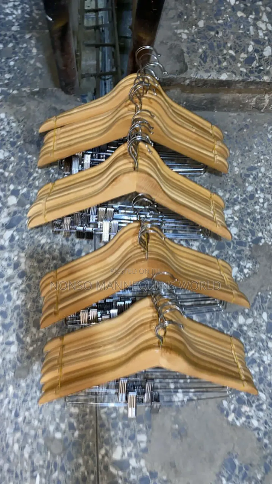 Wooden Hangers That Has Clips