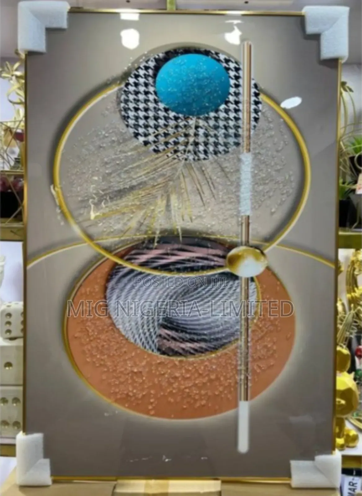 Luxury Crystal Wall Wall Acleric Nature Frame 50cmx70cm.