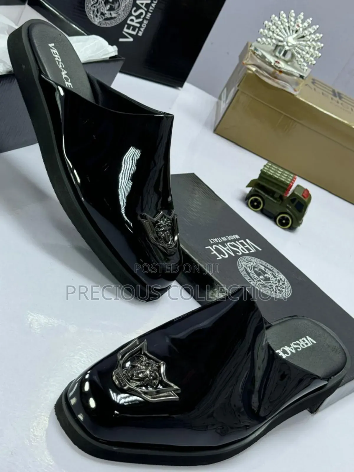 Men's Versace Classic Leather Half Shoes