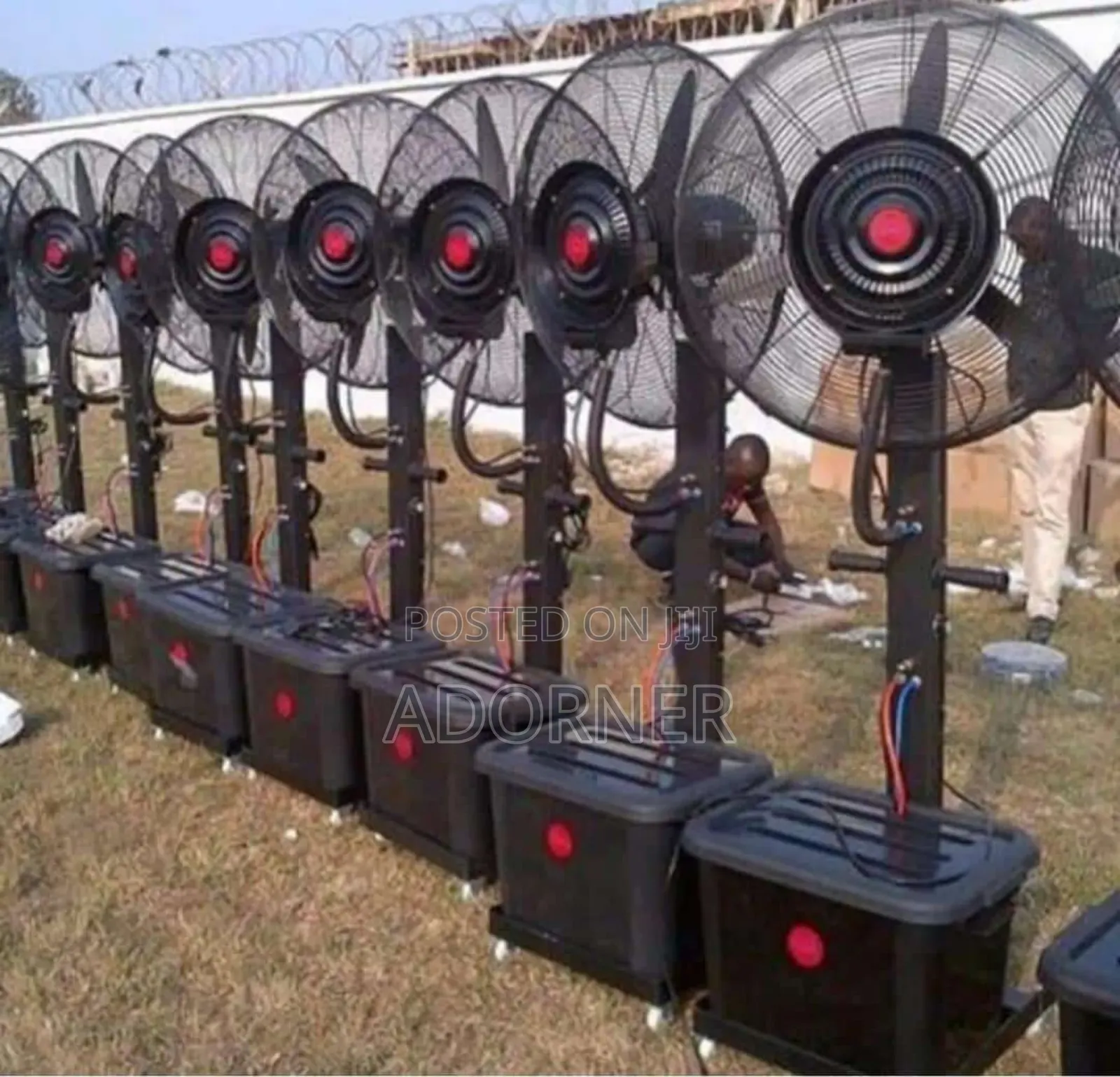 Canopy Chairs Tables Fans for Rentals