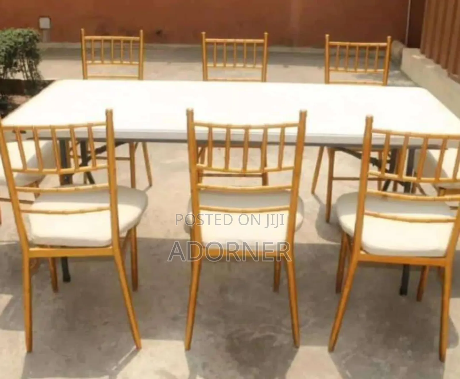Canopy Chairs Tables Fans for Rentals