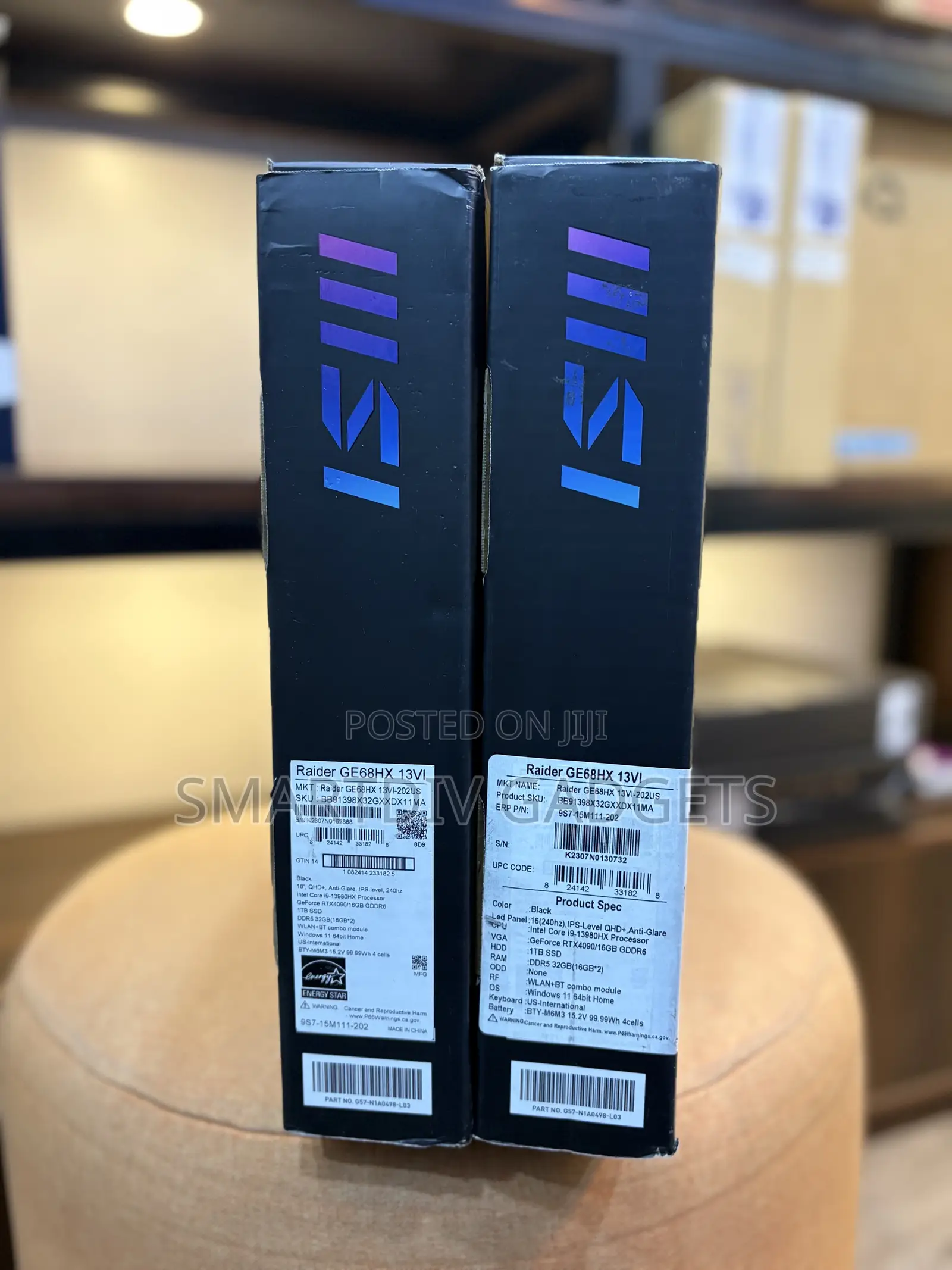 New Laptop MSI GE66 Raider 32GB Intel Core I9 SSD 1T