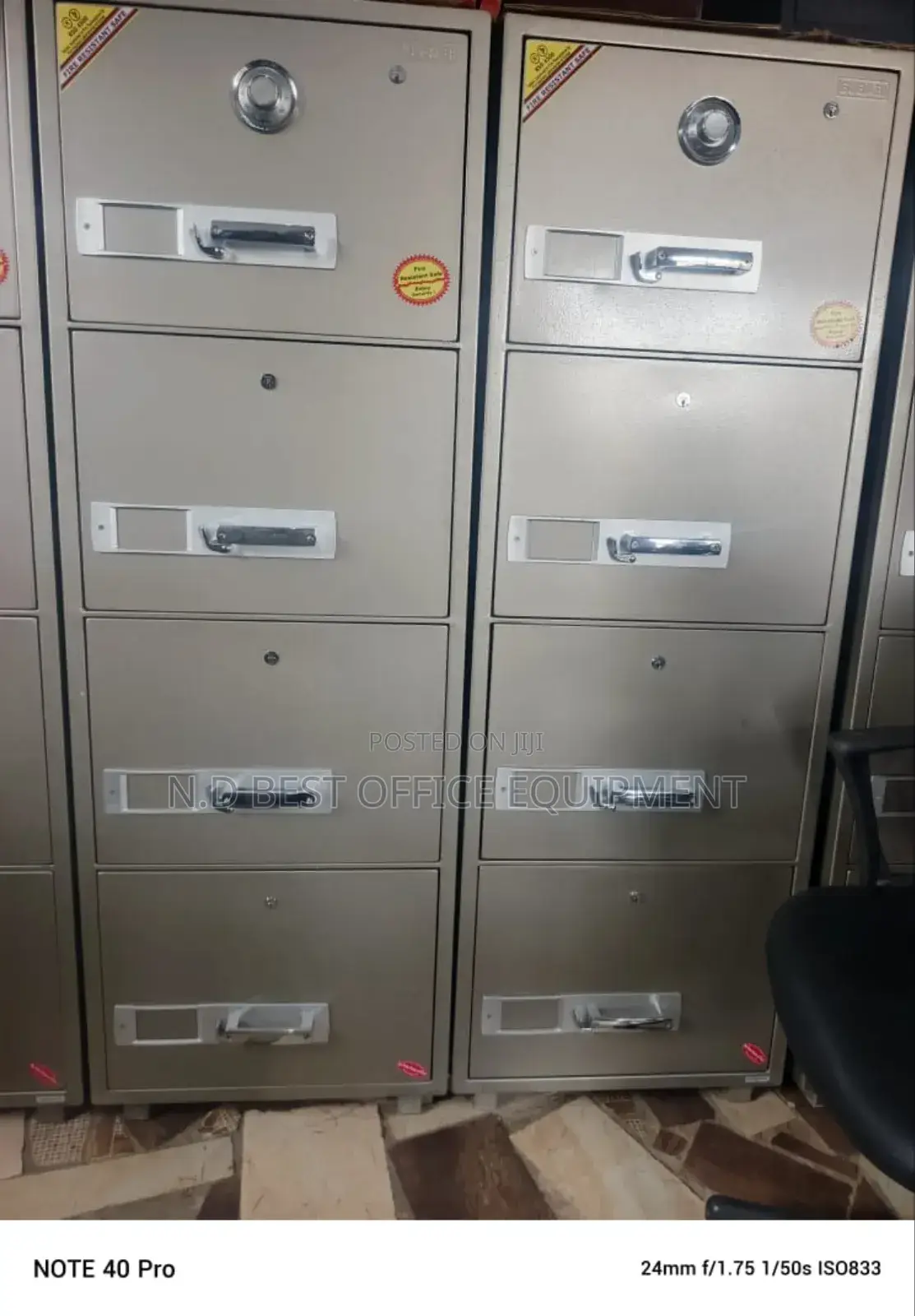 Four Drawings Fireproof Safe Cabinets