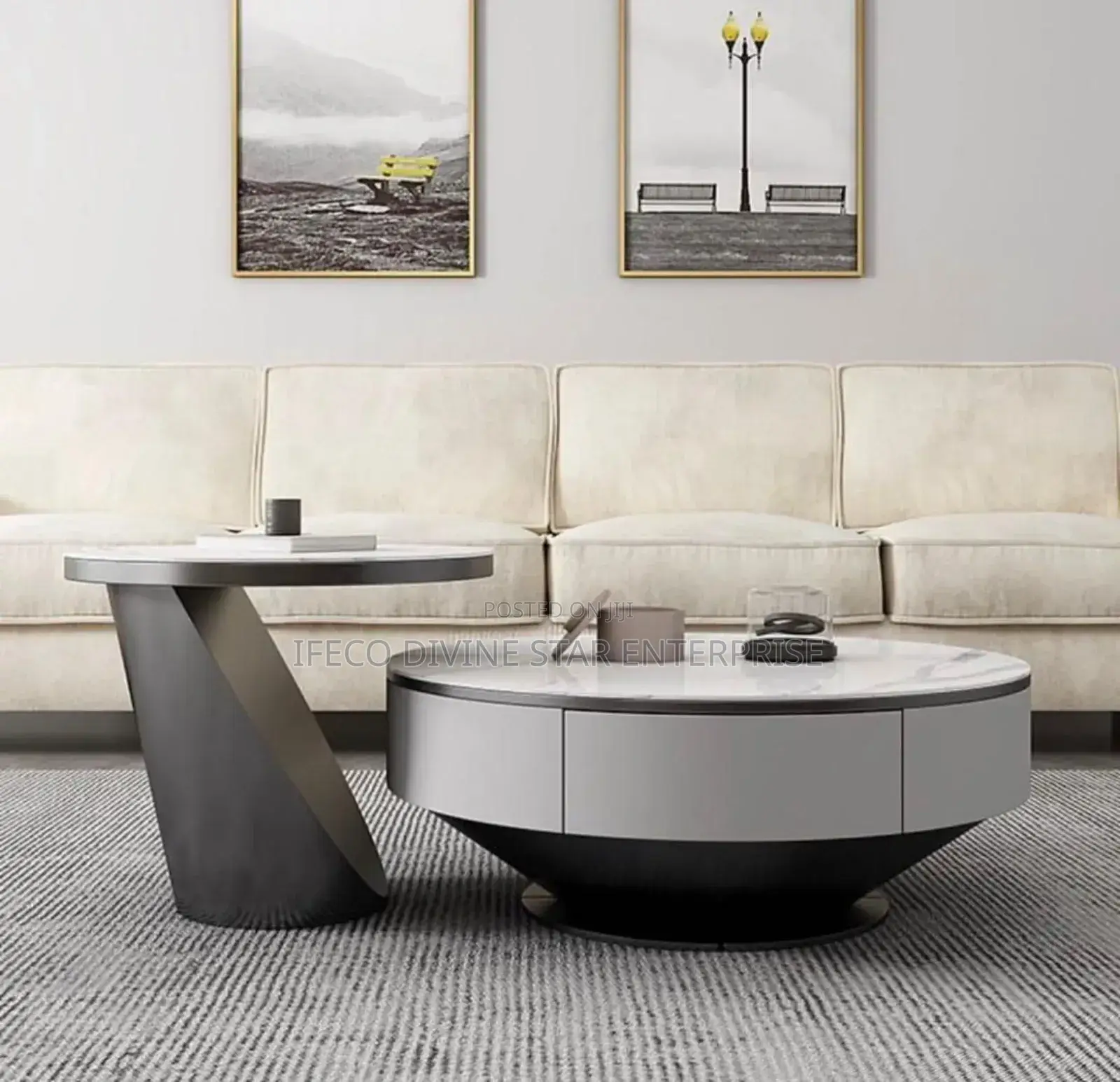 Double Centre Table for Living Room