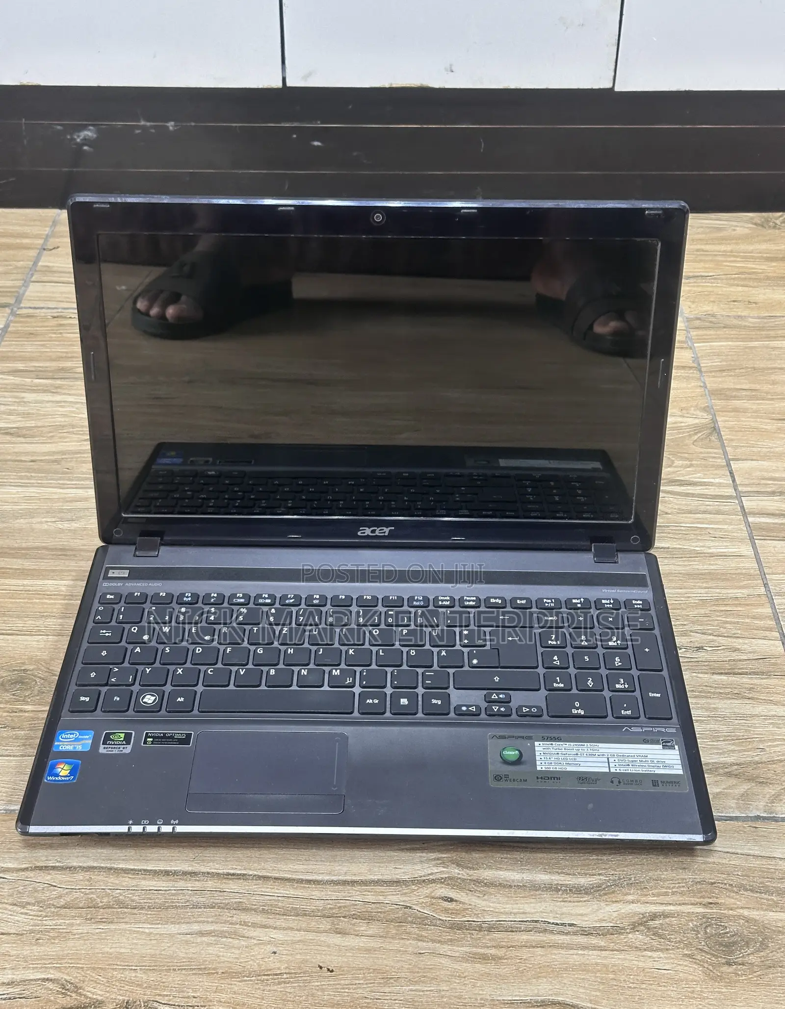 Laptop Acer Aspire 5755G 4GB Intel Core I5 HDD 500GB