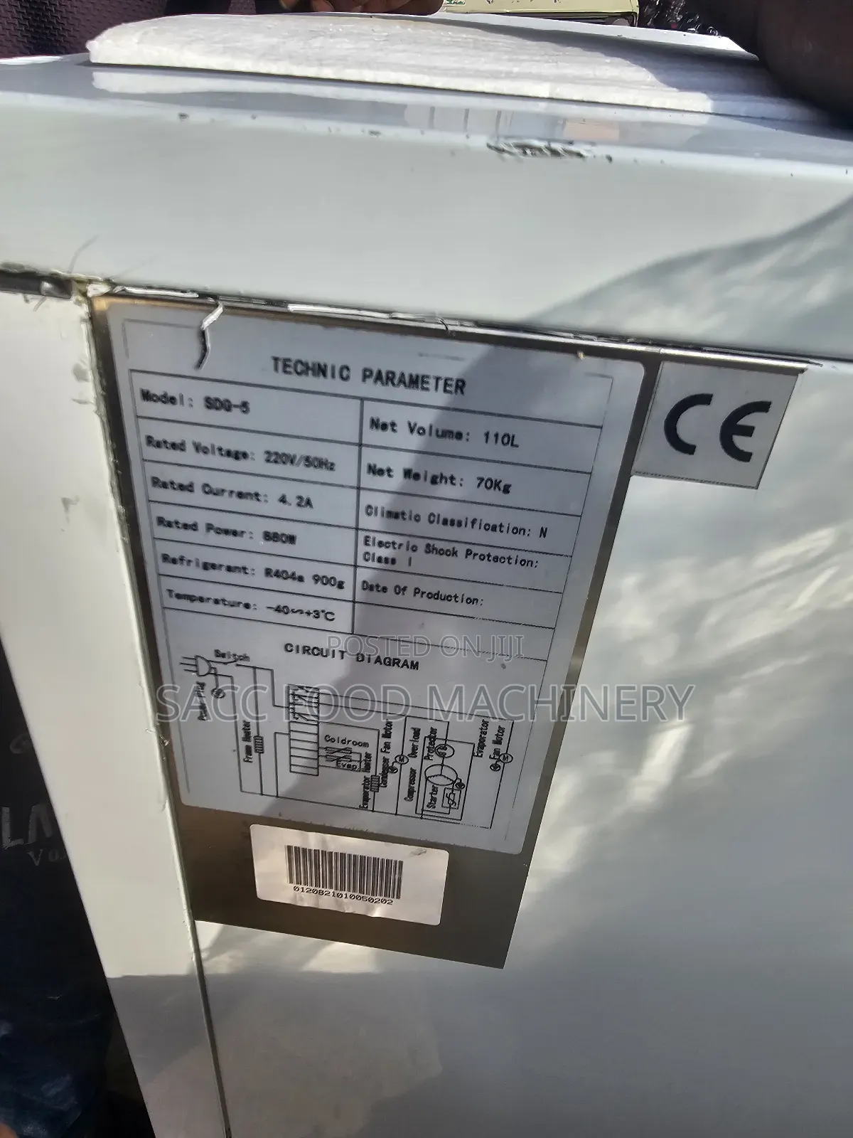 Blast Freezer (5 Trays)