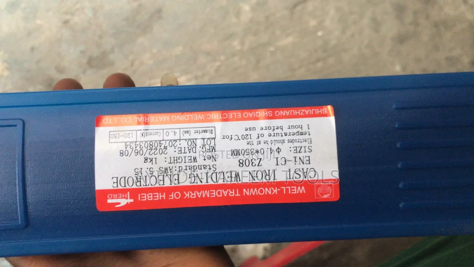 Cast Iron Welding Electrode Z308(3.2x350mm)