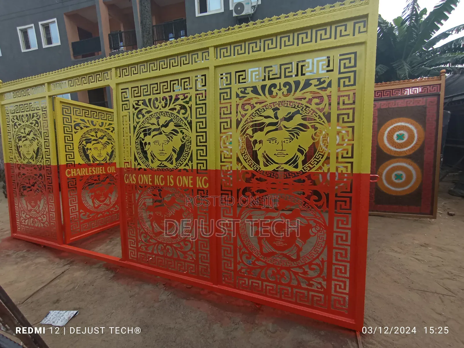 Laser Cut Design Gate