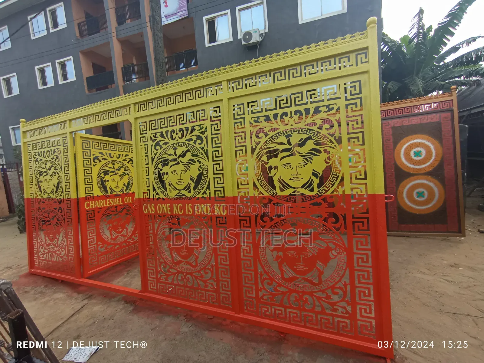 Laser Cut Design Gate