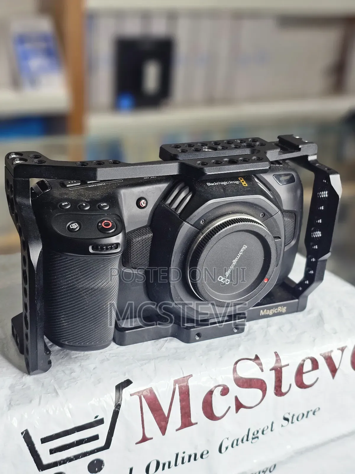 Blackmagic Pocket Camera With Viltrox Adapter Magicrig