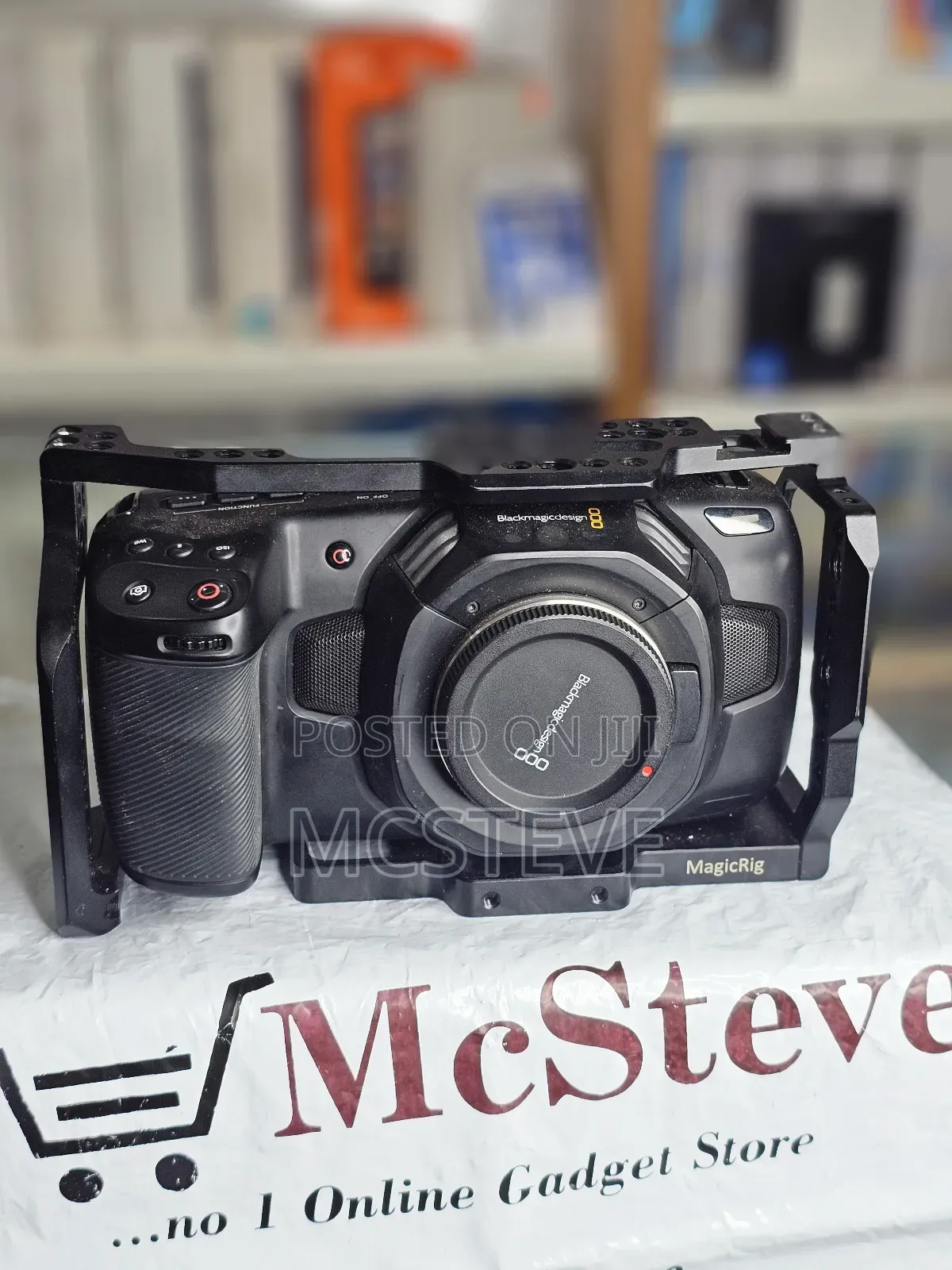 Blackmagic Pocket Camera With Viltrox Adapter Magicrig