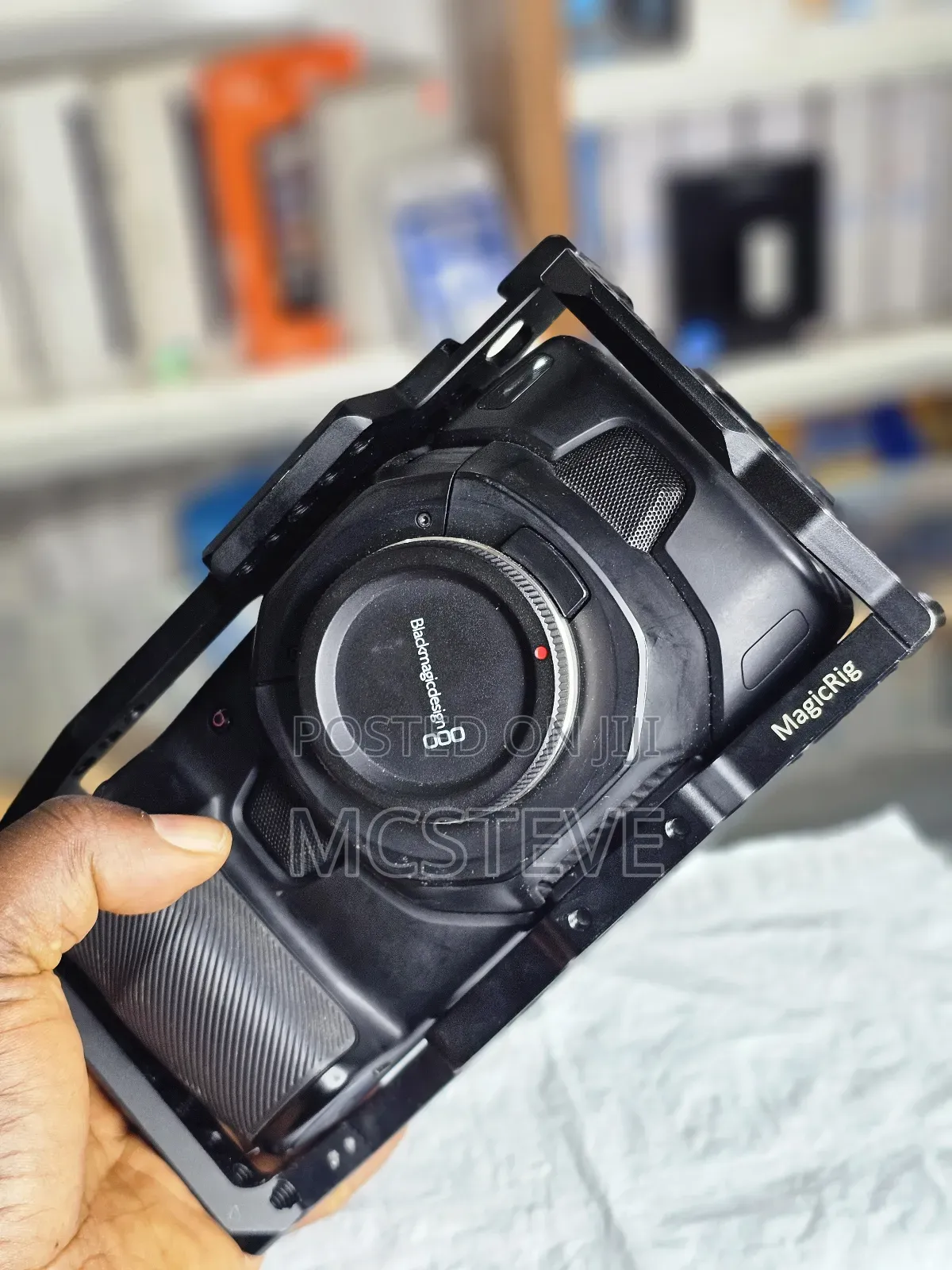 Blackmagic Pocket Camera With Viltrox Adapter Magicrig