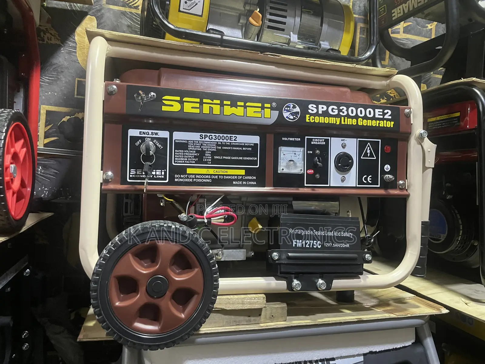 Senwei 3.5kva Petrol Generator 100%Copper Wire