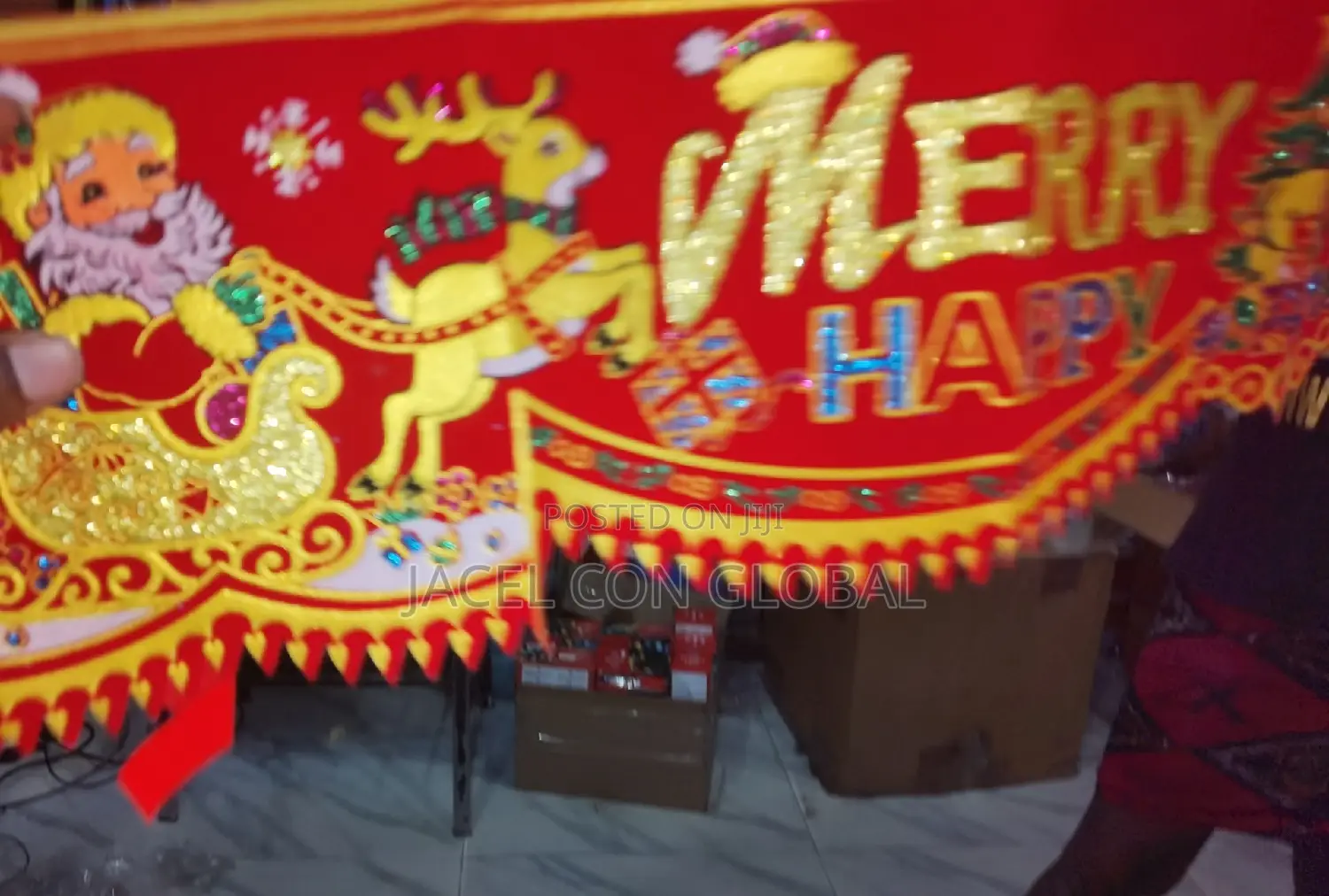 Merry Christmas and Happy New Year Banner (Small Size)