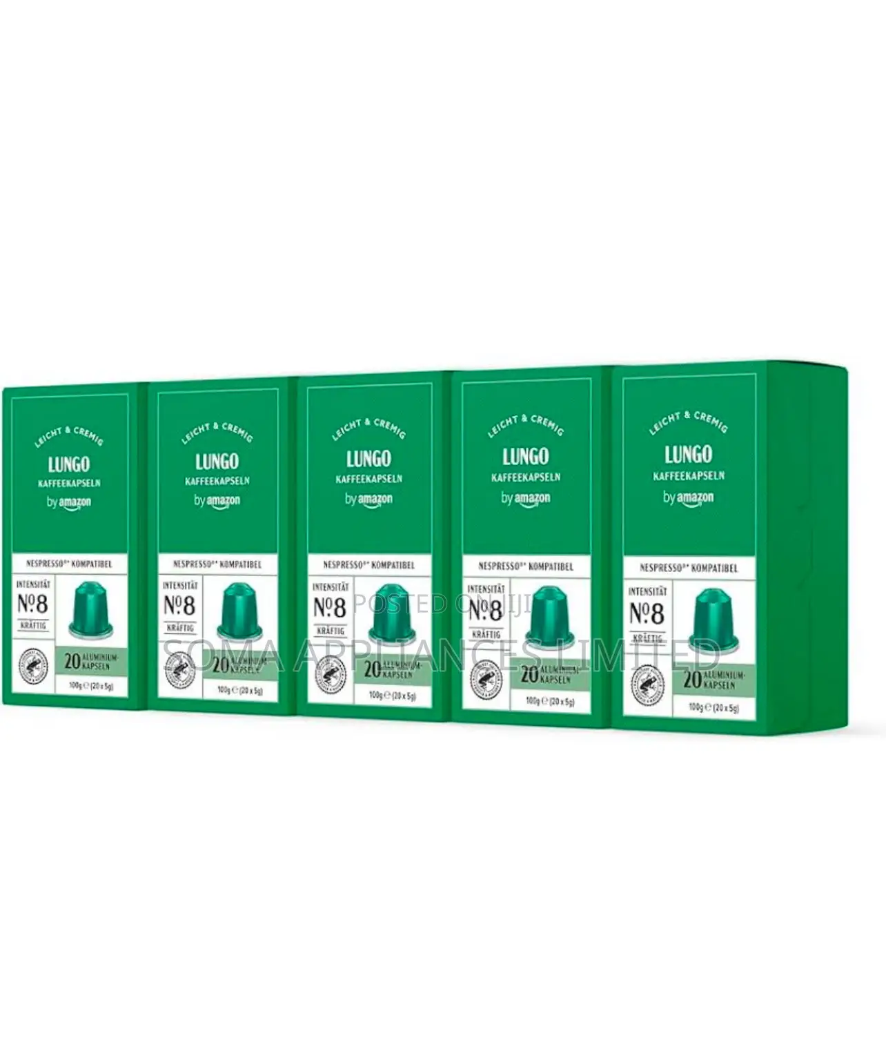 Amazon Lungo Nespresso Compatible Coffee Capsules