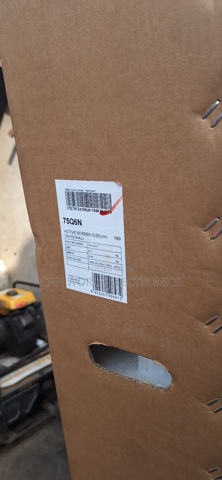 New Arrival Hisense 75q6n Qled Smart Tv (Flameless) Netflix
