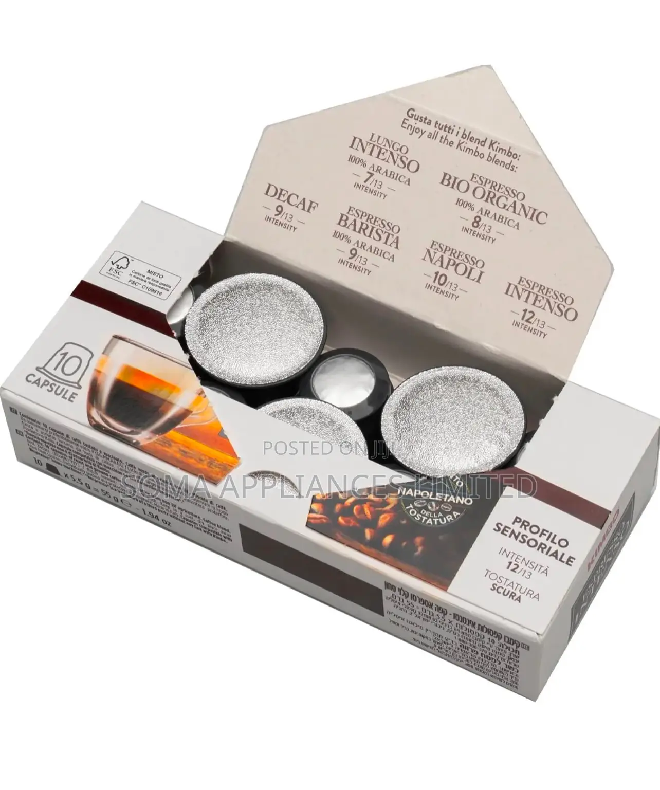 Kimbo Espresso Intenso Nespresso Original Compatible