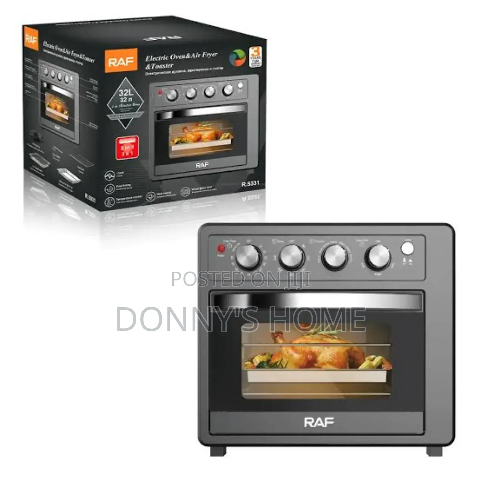 RAF Electric Oven Airfryer Toster