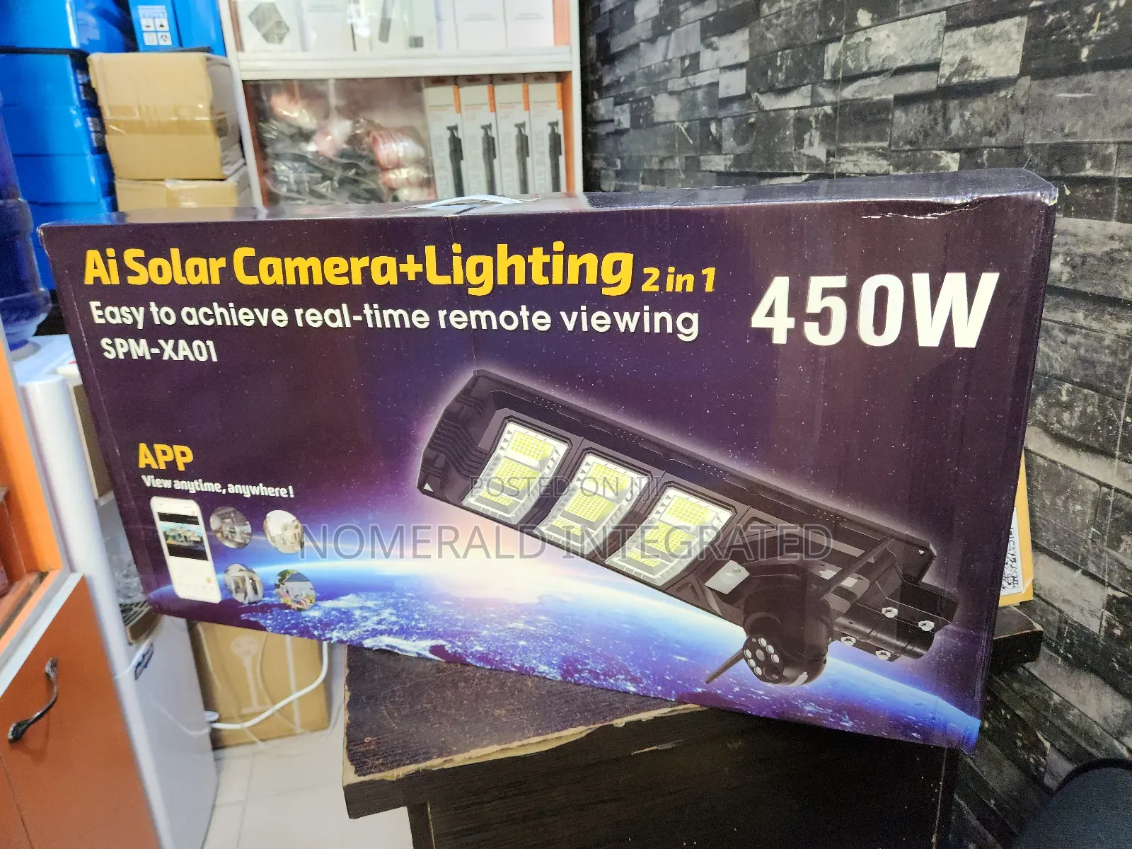 Ai Solar Camera and Lighting,2in1