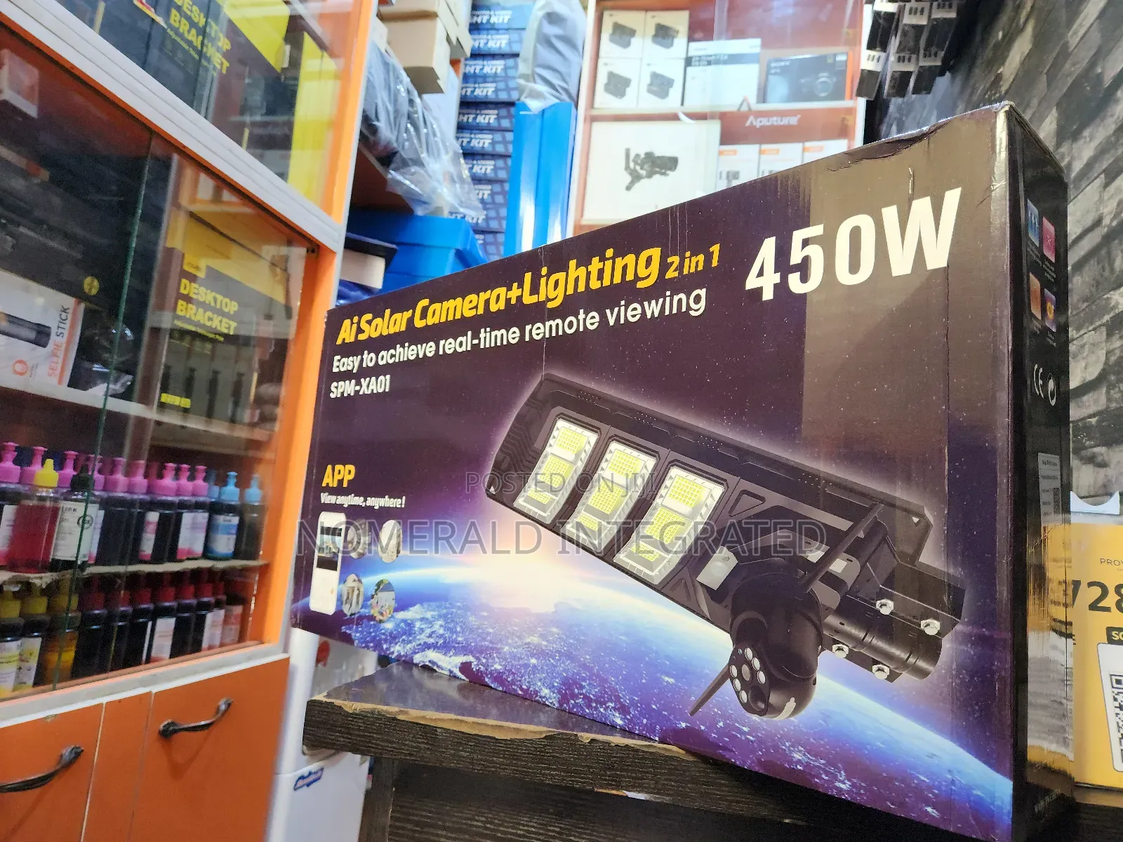 Ai Solar Camera and Lighting,2in1