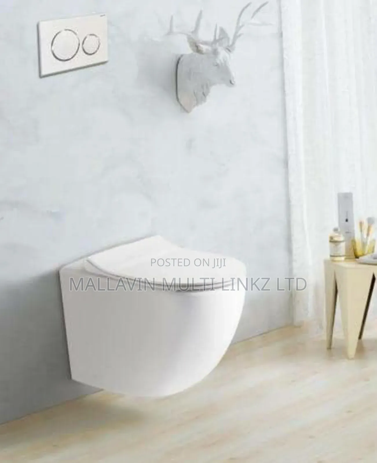 Wc Water Closet Wall Hung Wc With Concealed Flush Tank Set.