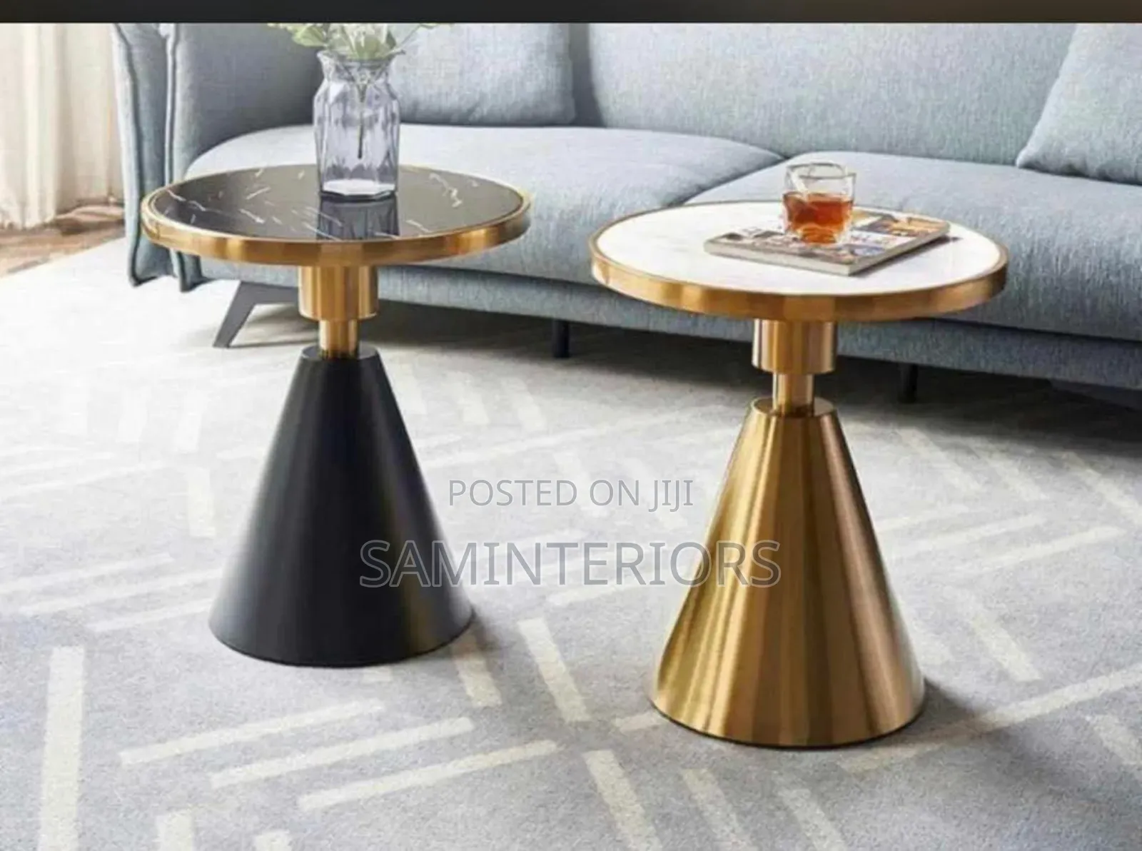 Contemporary and Quality Side Stools With Metal Base