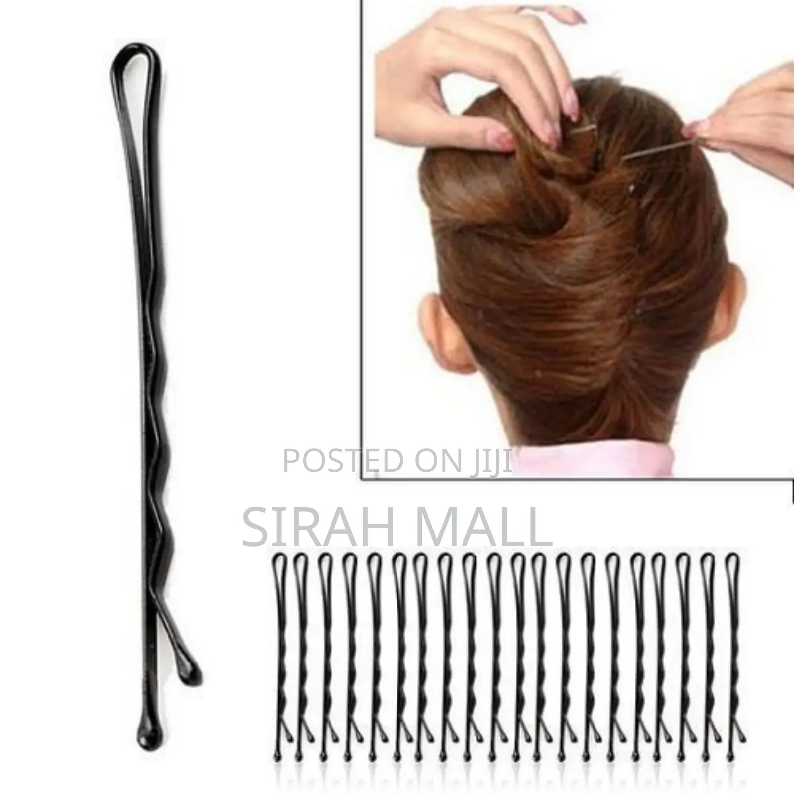 12 PCS Bobby Pins Invisible Hair Clips Wig Salon
