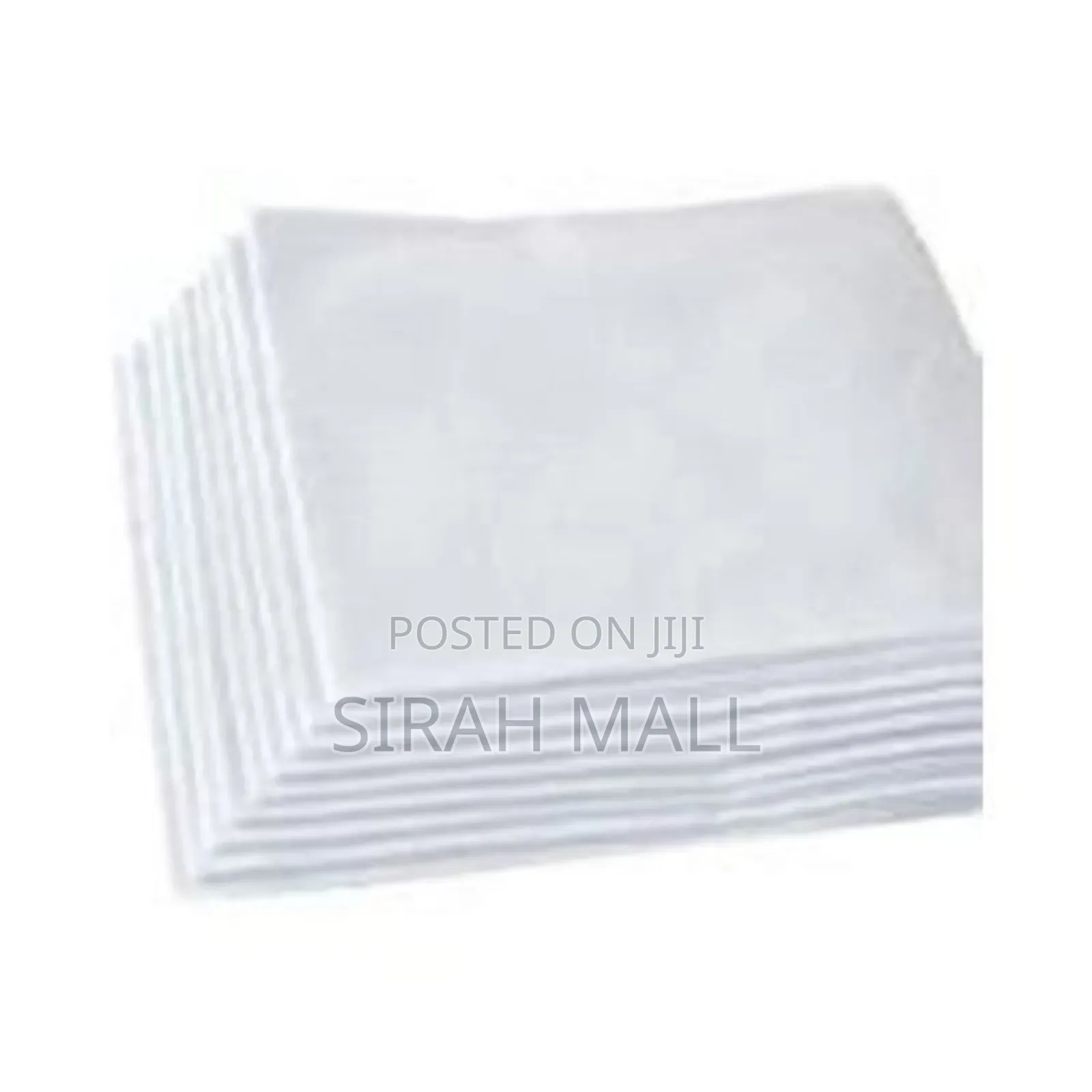Quality White Handkerchief (12 in 1 Pack)