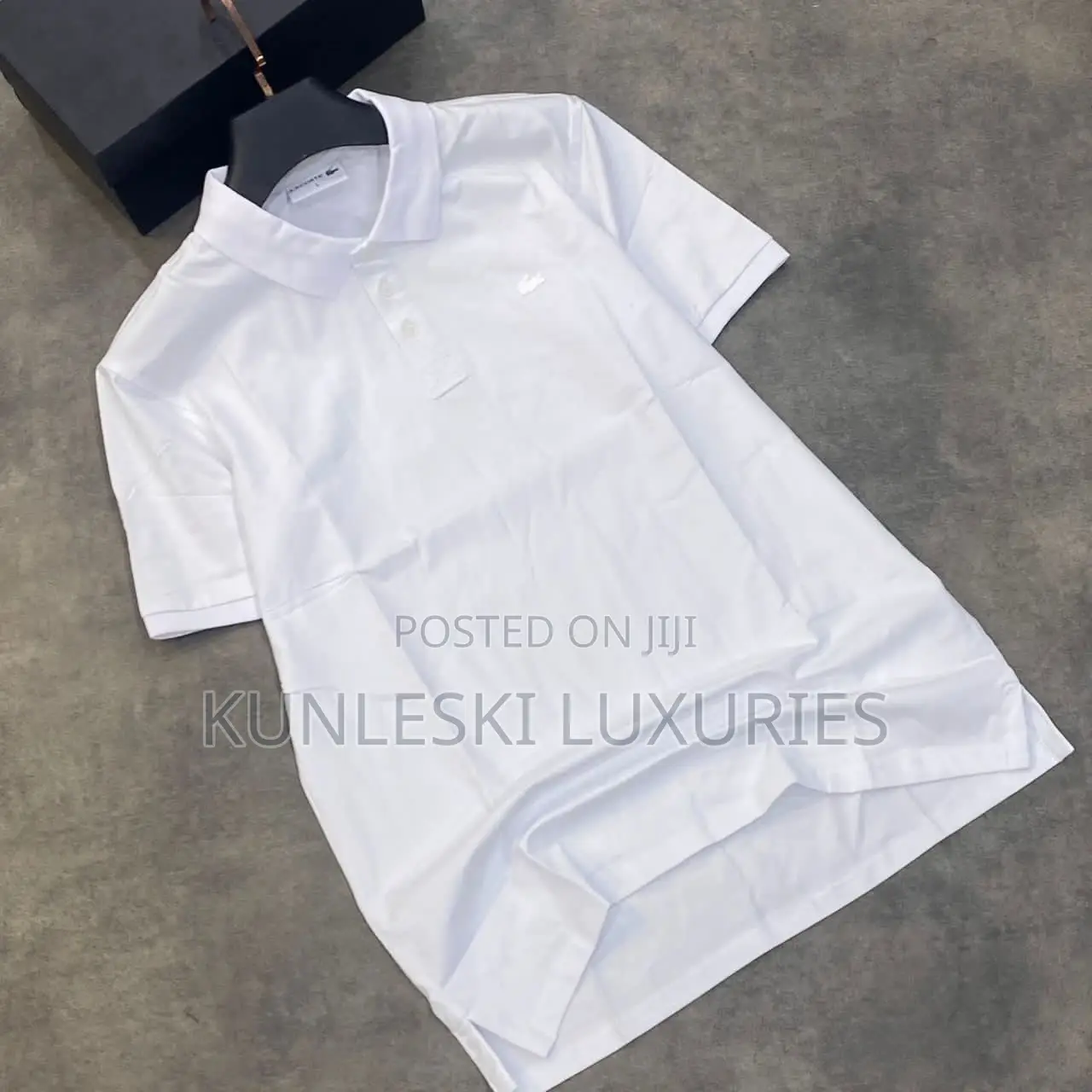 Original Lacoste Classic Collar Neck Tops Collections