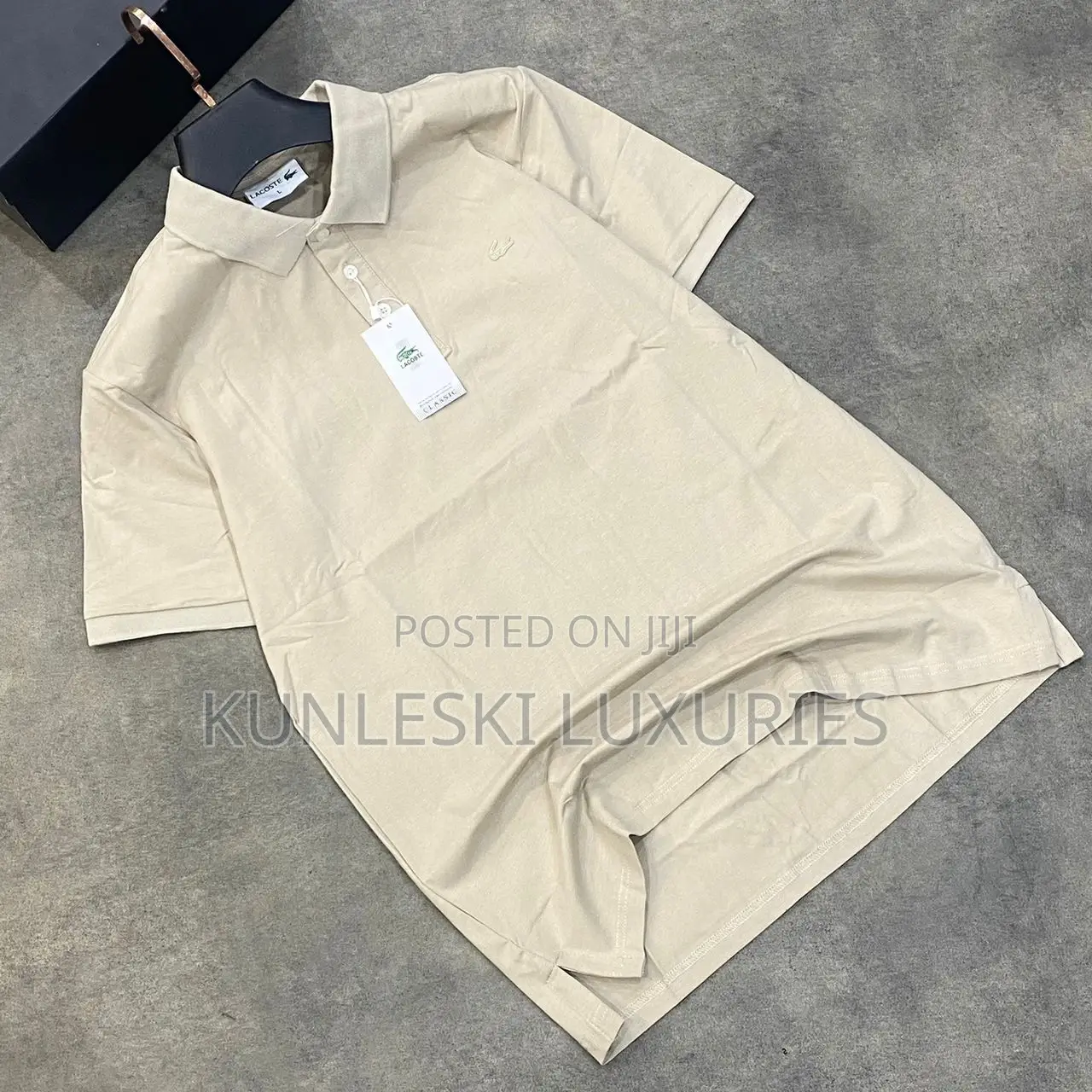 Original Lacoste Classic Collar Neck Tops Collections