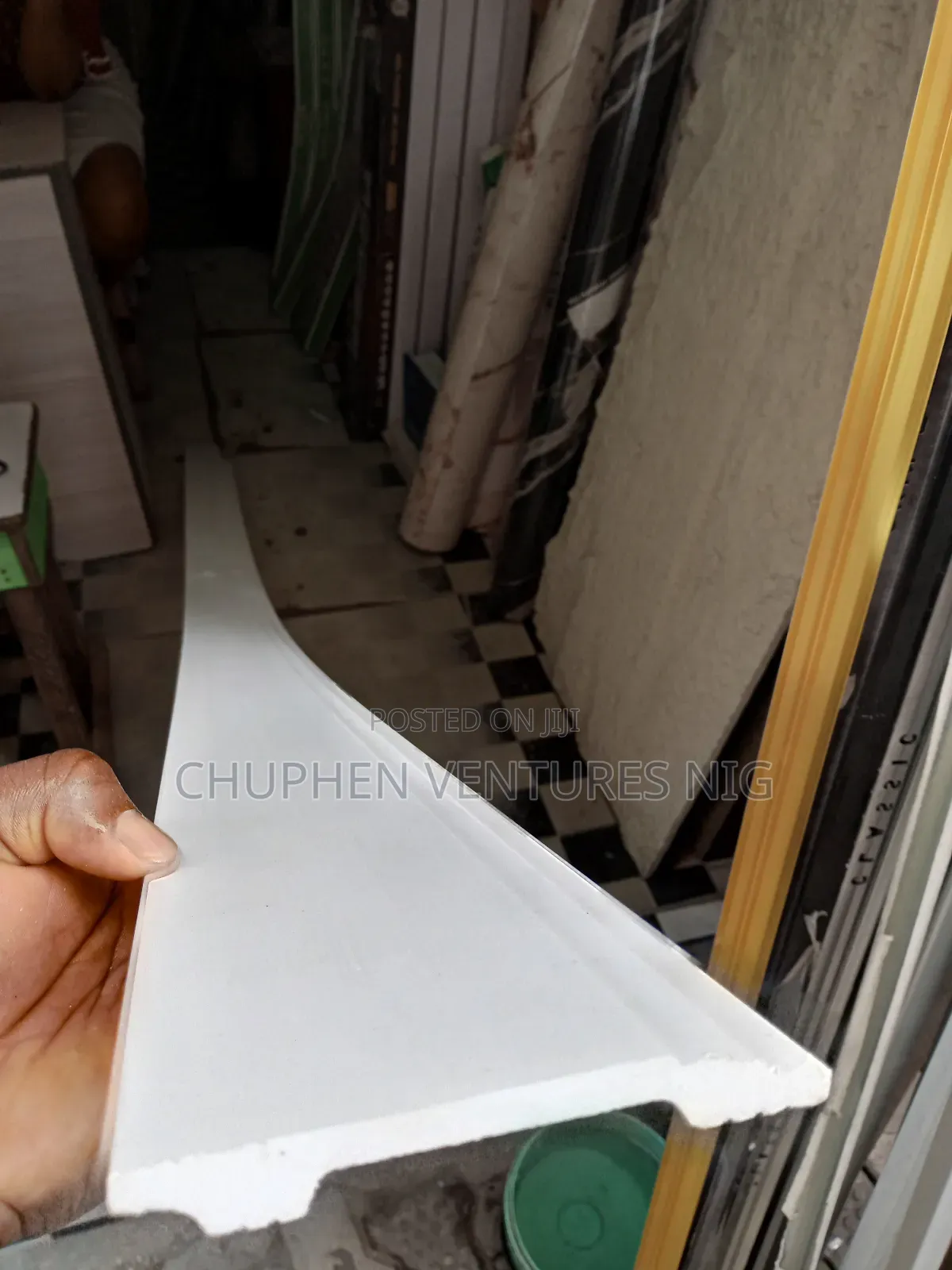 Spc(Acrylic) Cornise for Skirting 10cm