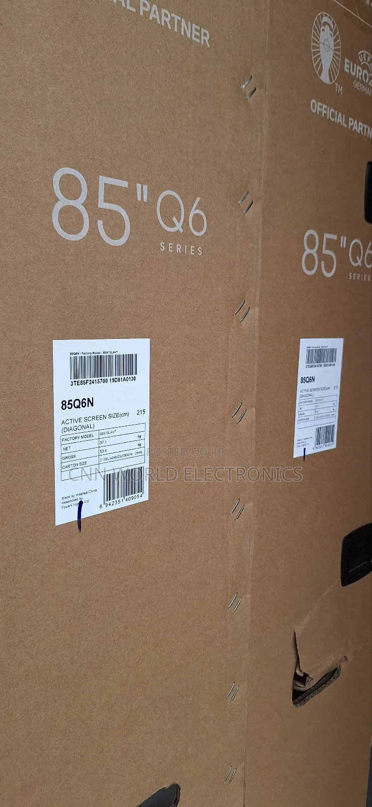New Arrival Hisense 85"Inch Qled Smart (85q6n) Netflixapp