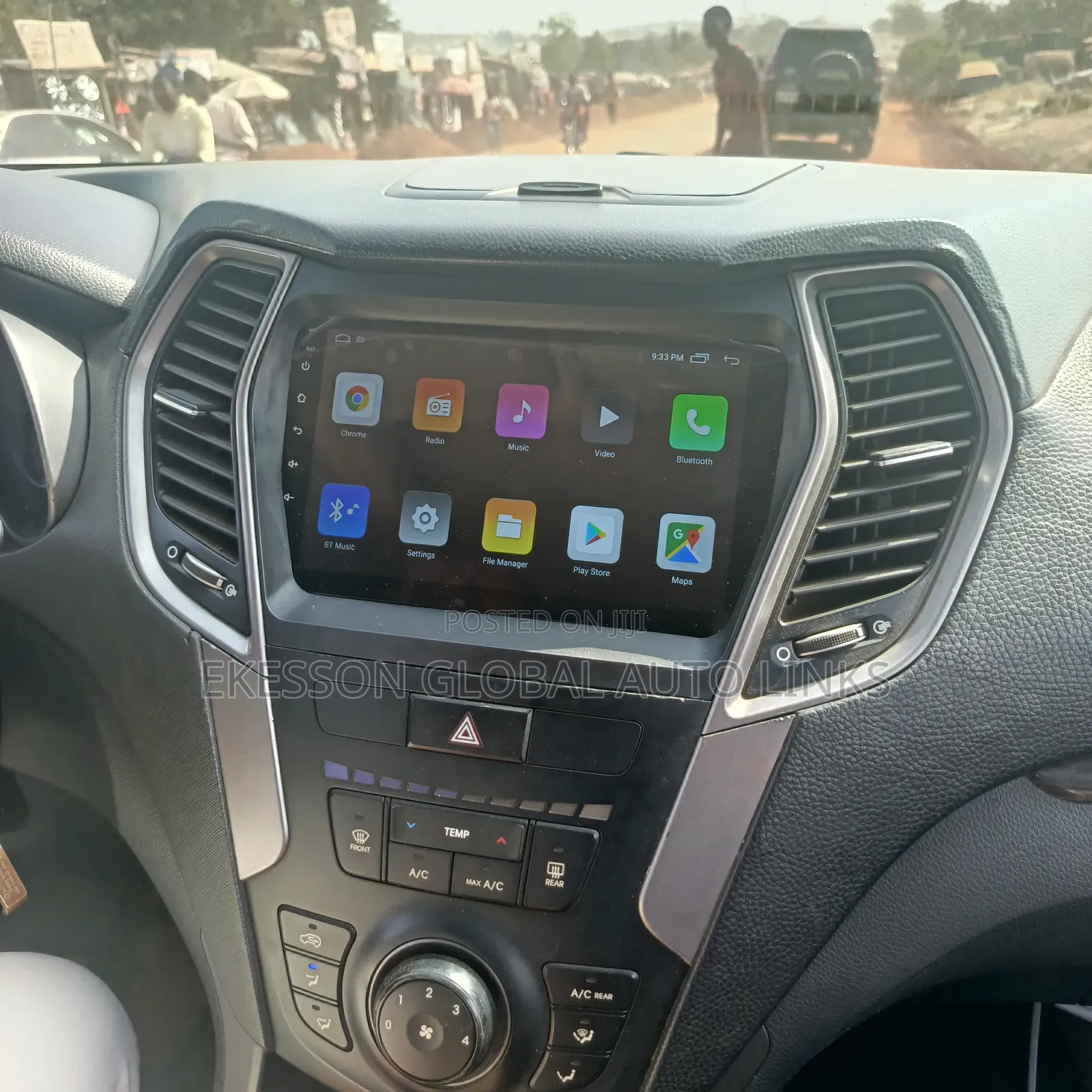 Hyundai Santa Fe 2013-2017 Android Screen Wit Reverse Camer