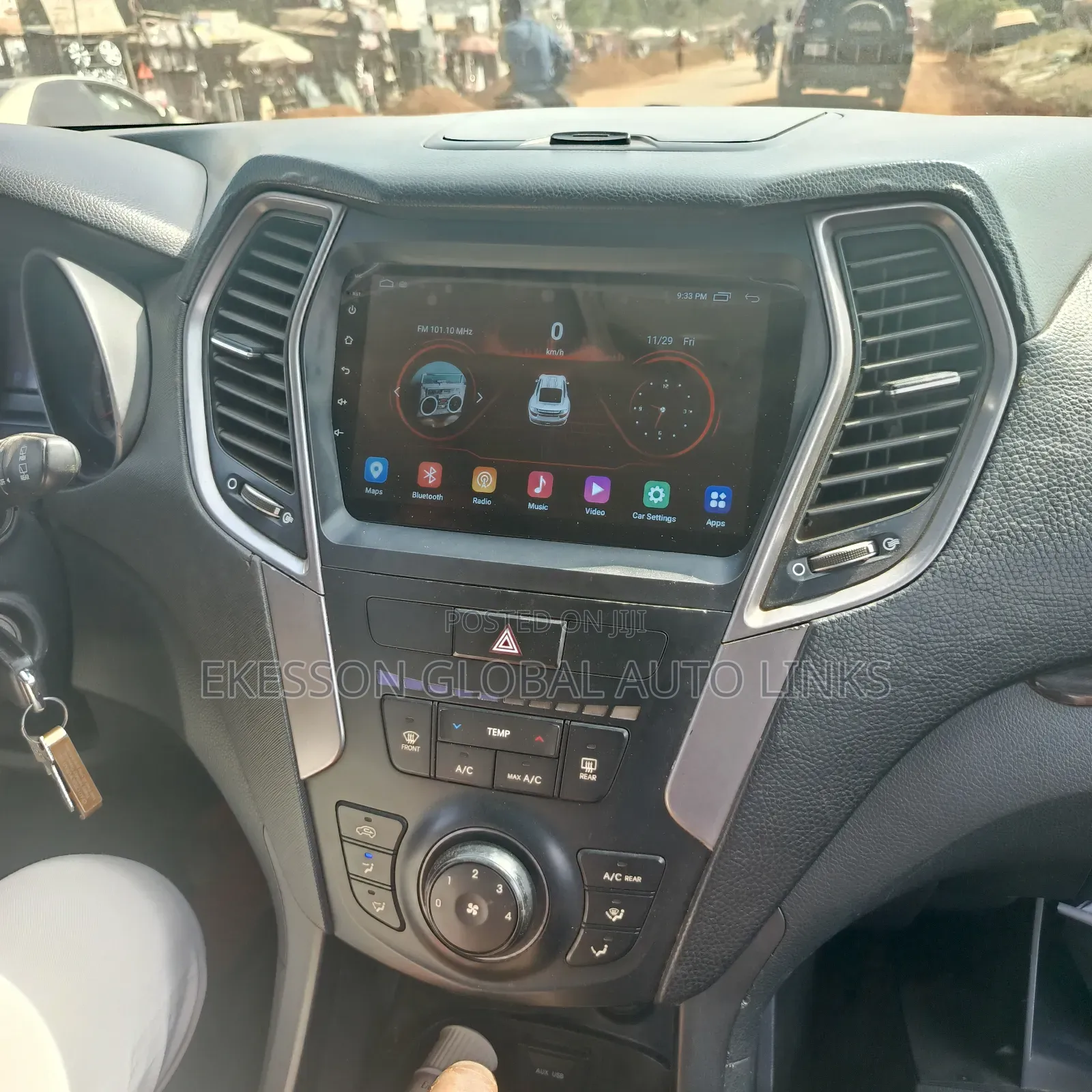 Hyundai Santa Fe 2013-2017 Android Screen Wit Reverse Camer