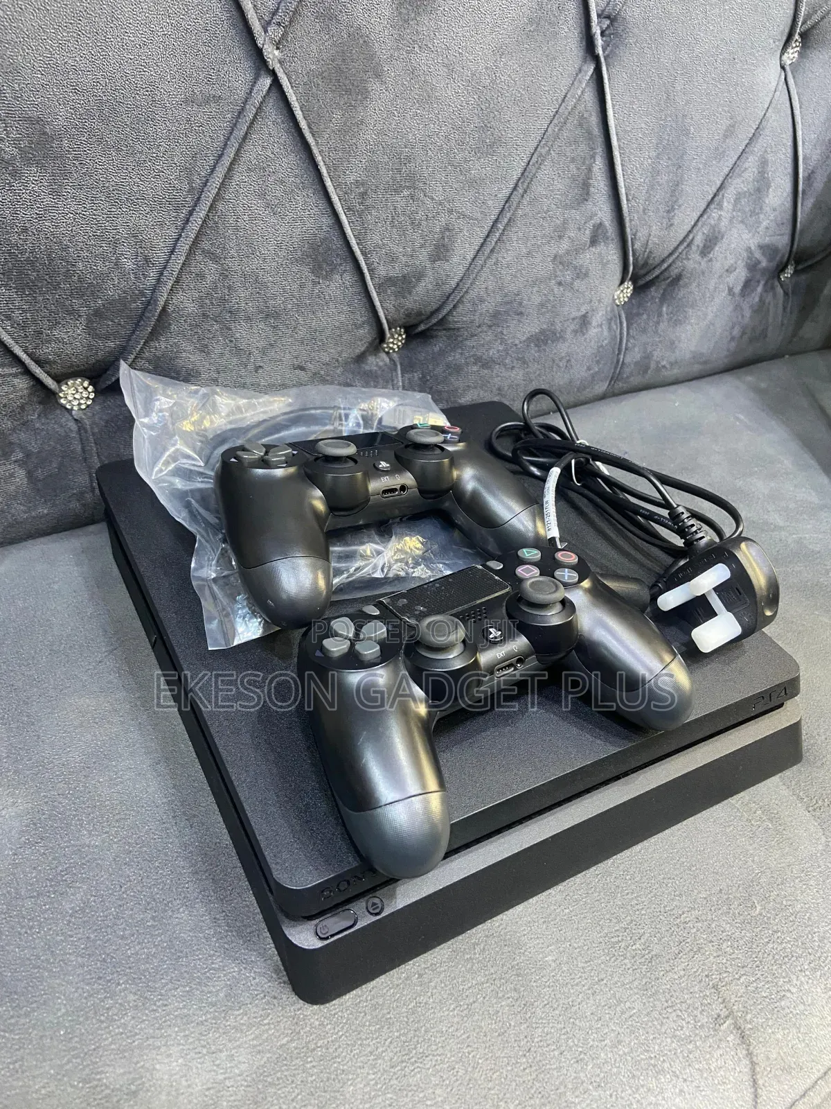 Neatly Used Ps4 Slim 500GB With 12games and 2pads